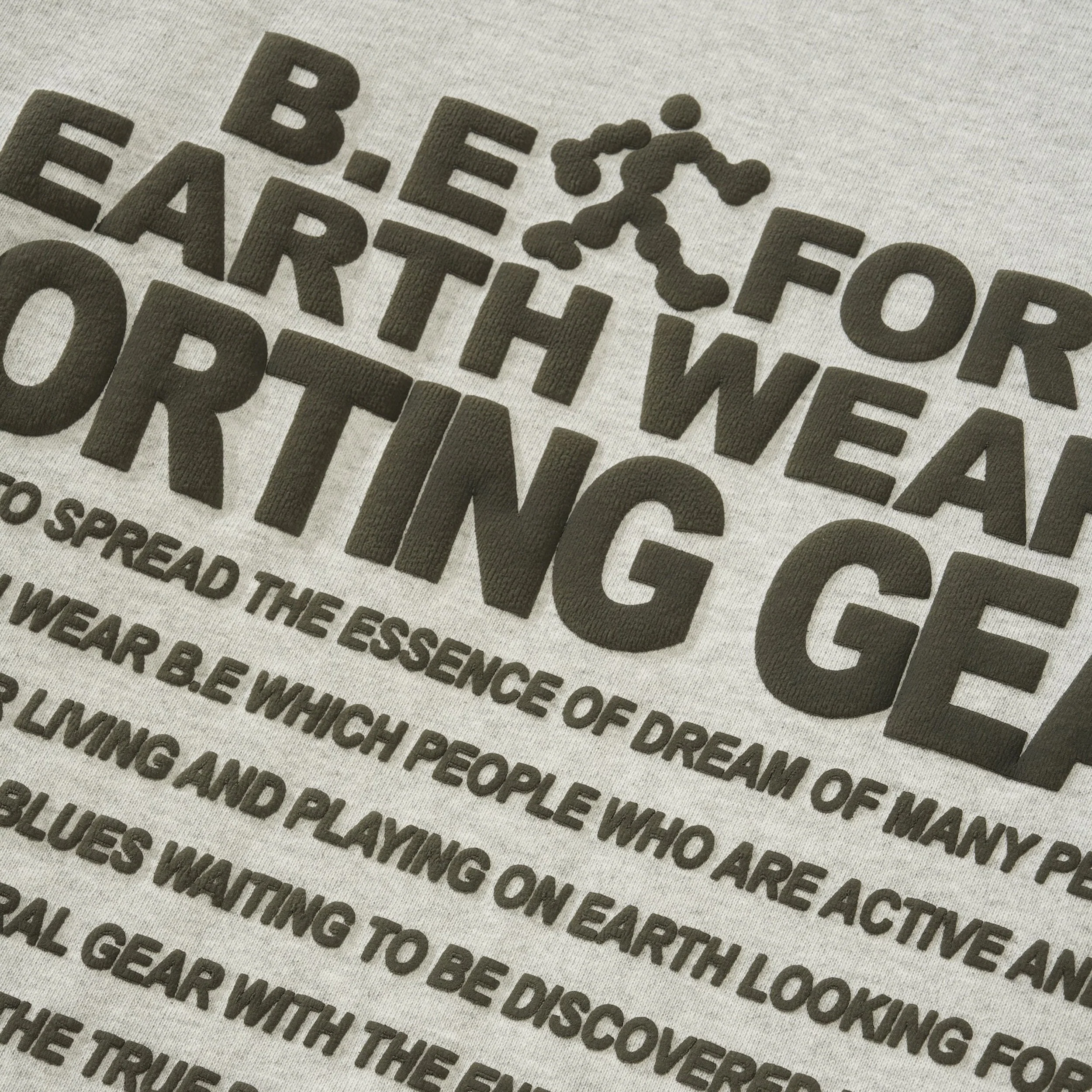 Earth Wear Crewneck, Heather Grey - Image 2
