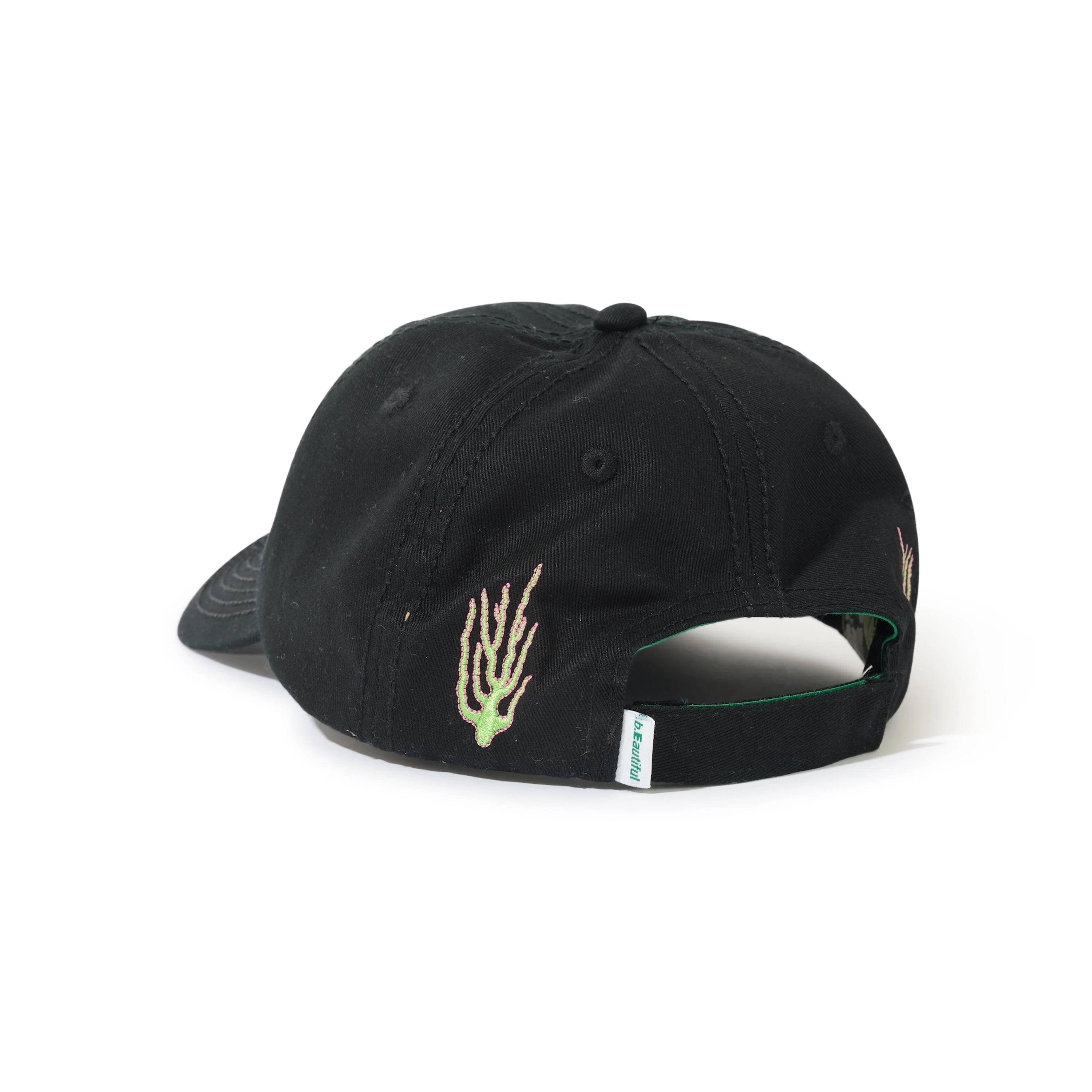 Spirit 6 Panel Hat, Black / White - Image 2
