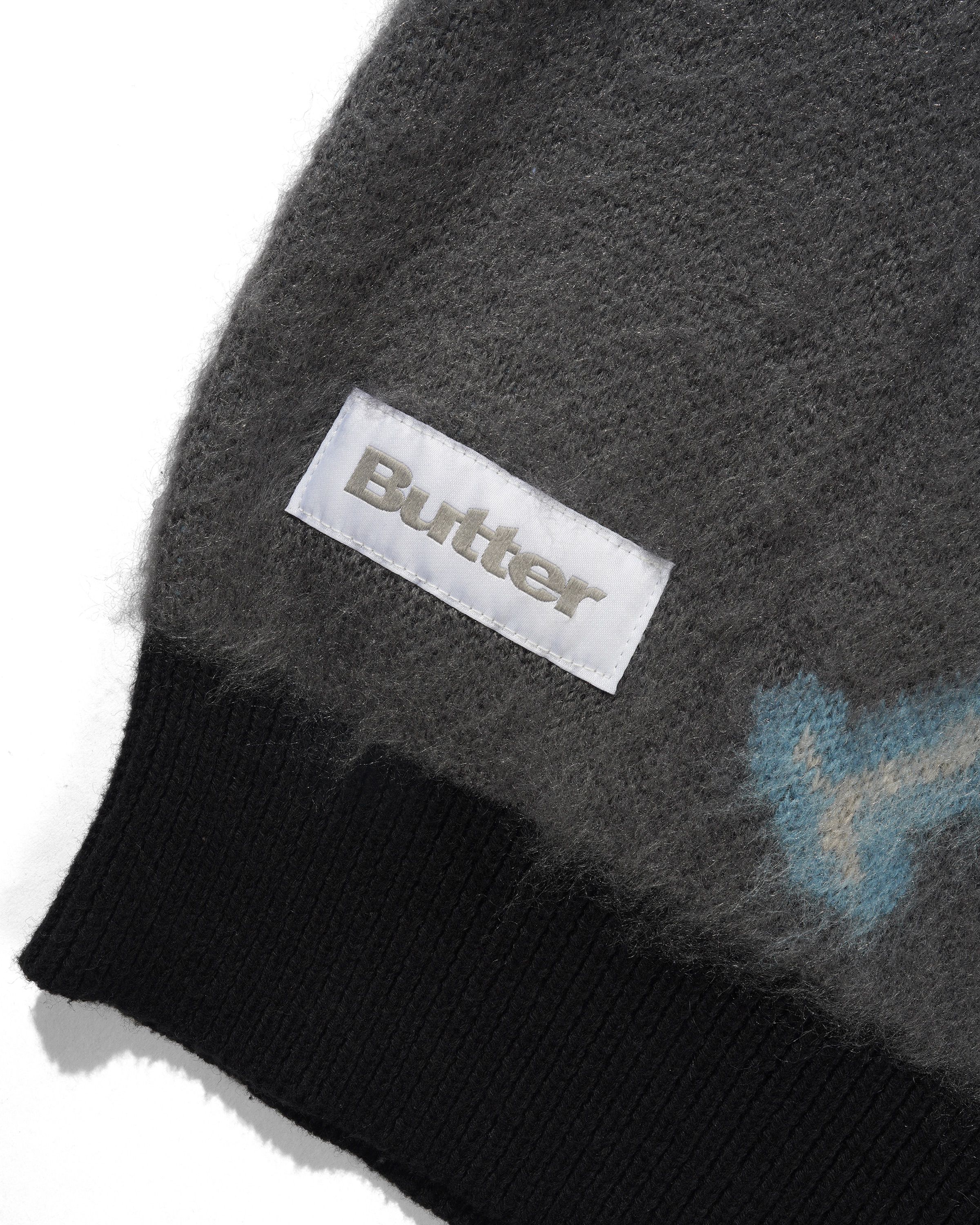 Beetle Zip-Thru Knit Sweater, Black - Image 2