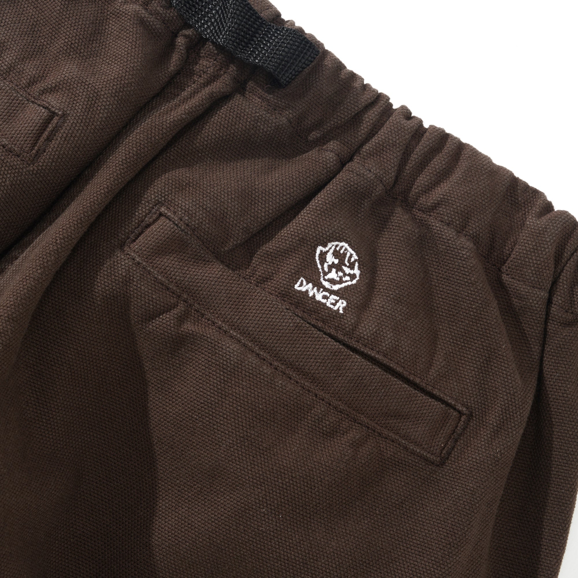 Belted Simple Knee Pant, Brown - Image 3