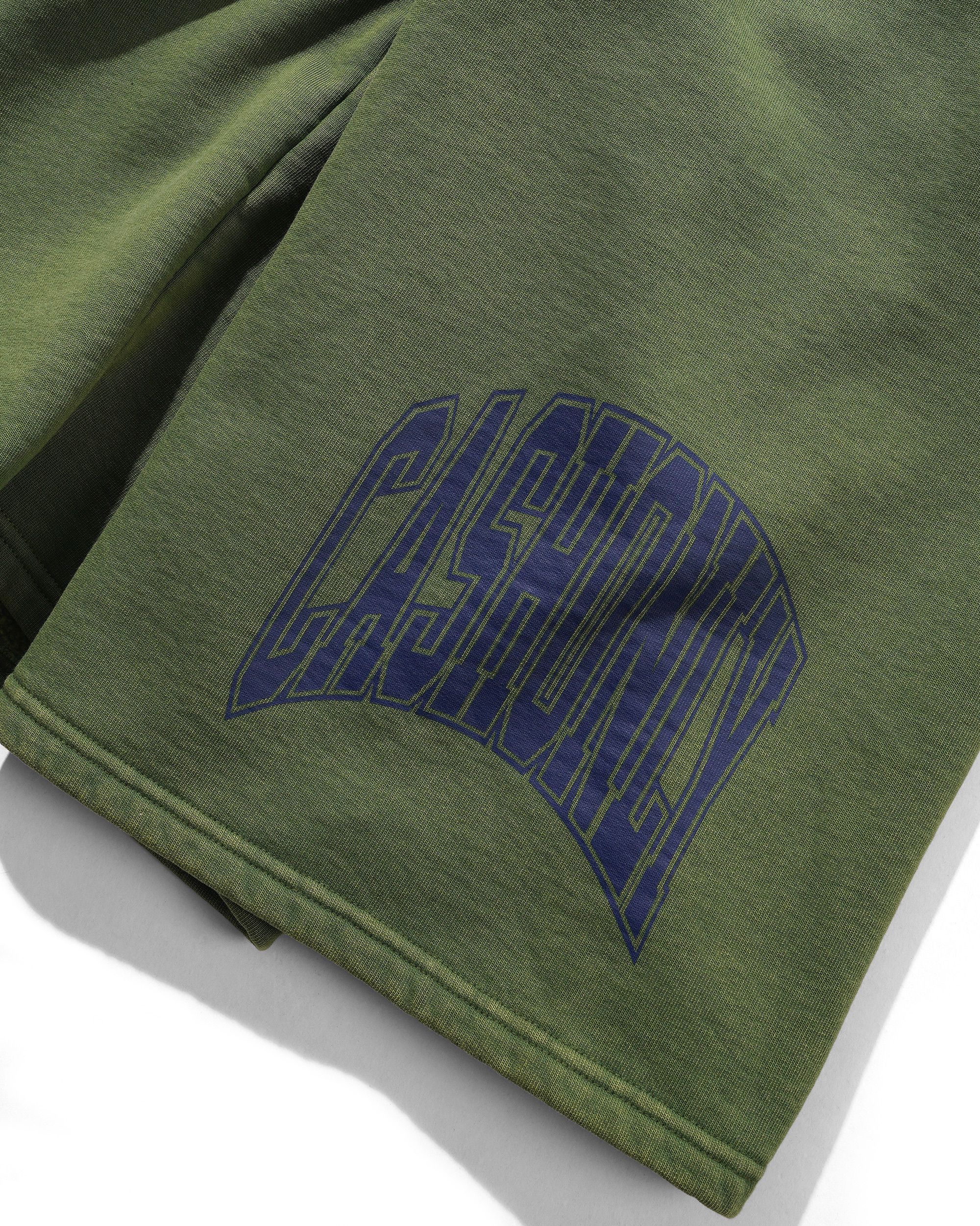 Bench Fleece Shorts, Washed Forest Green - Image 4