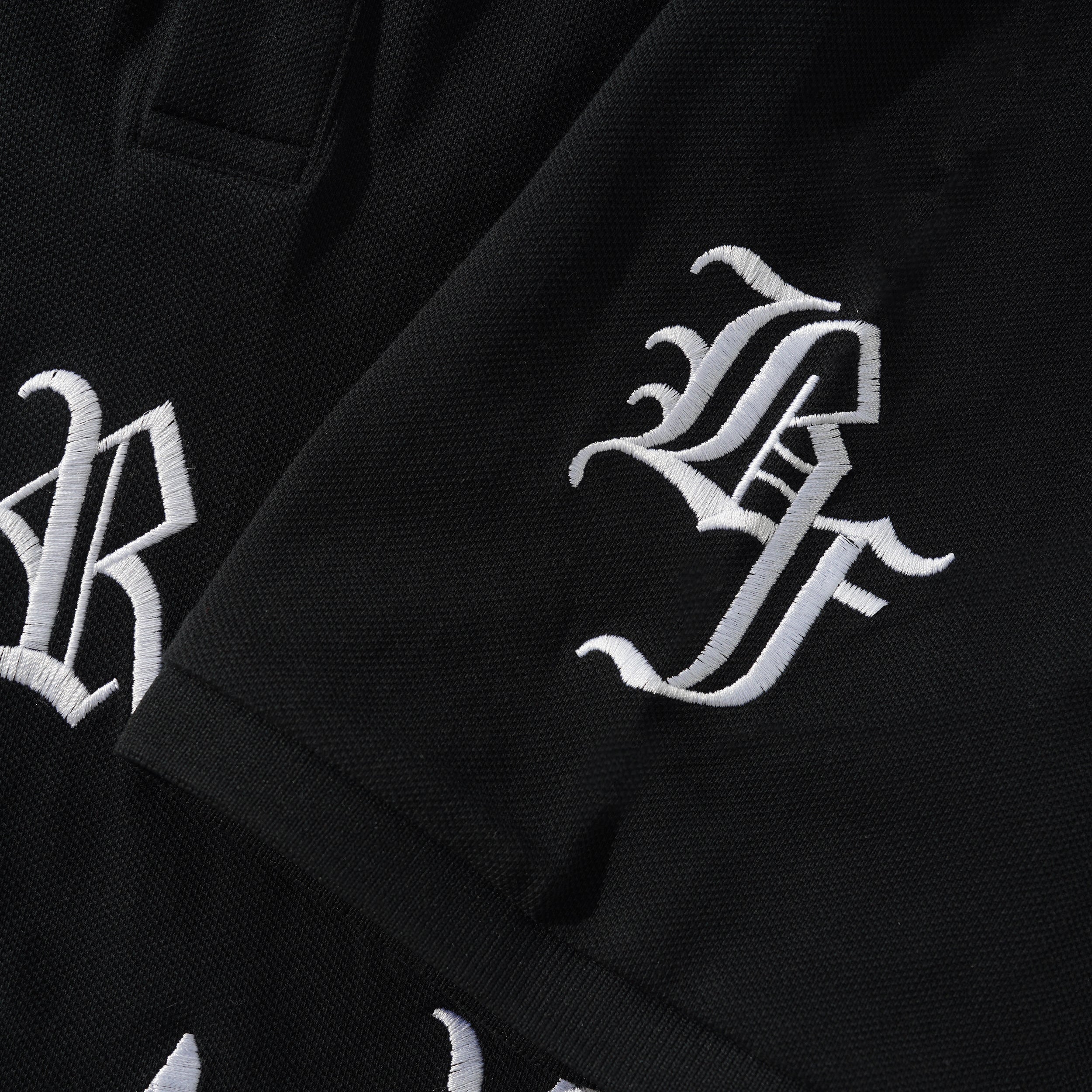 Best Out Knit Polo, Black - Image 3
