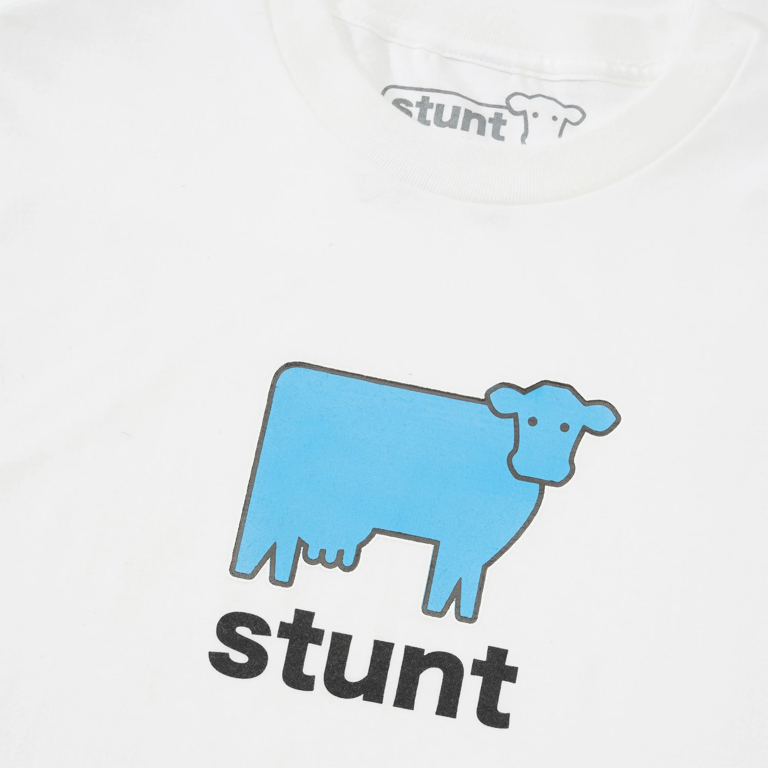 Big Blue Cow Tee,  White - Image 2