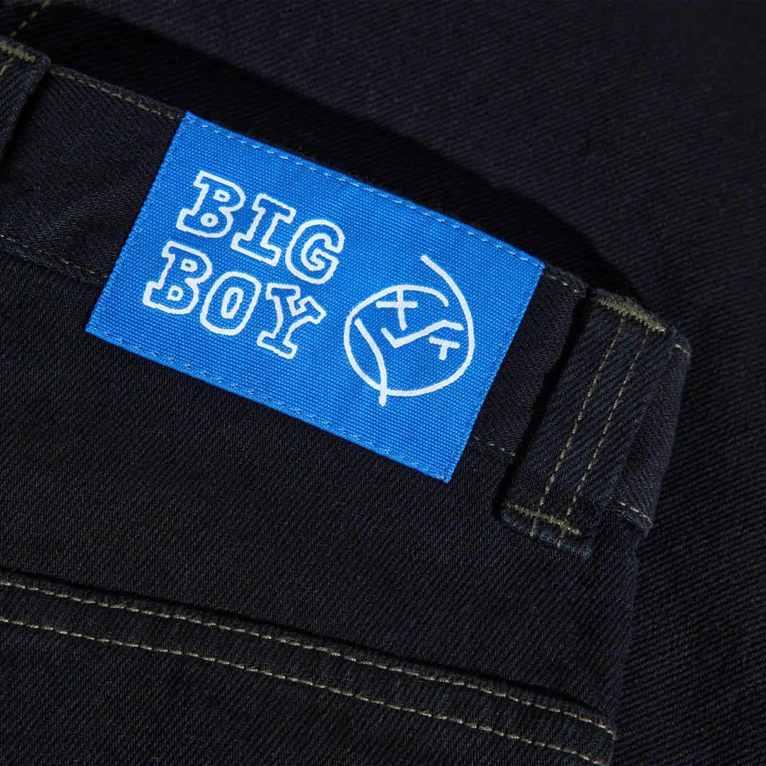 Big Boy Denim Jeans, Black / Dark Olive - Image 4