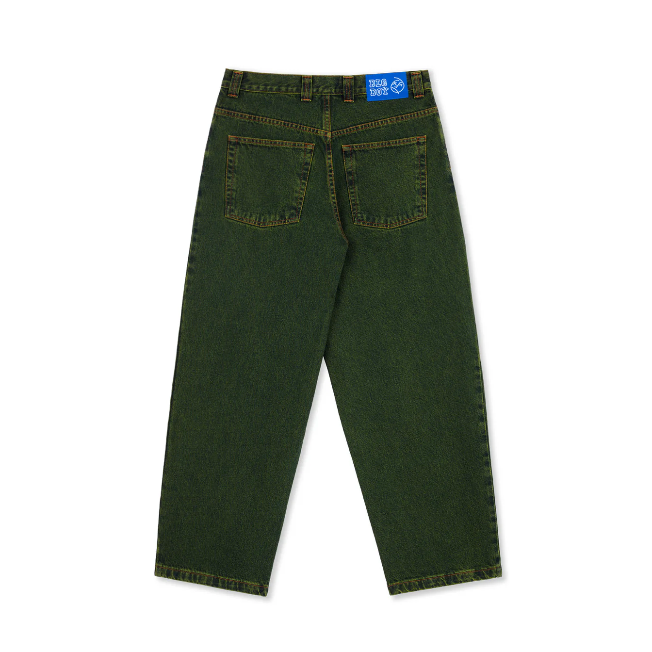 Big Boy Jeans, Chartreuse / Blue - Image 2