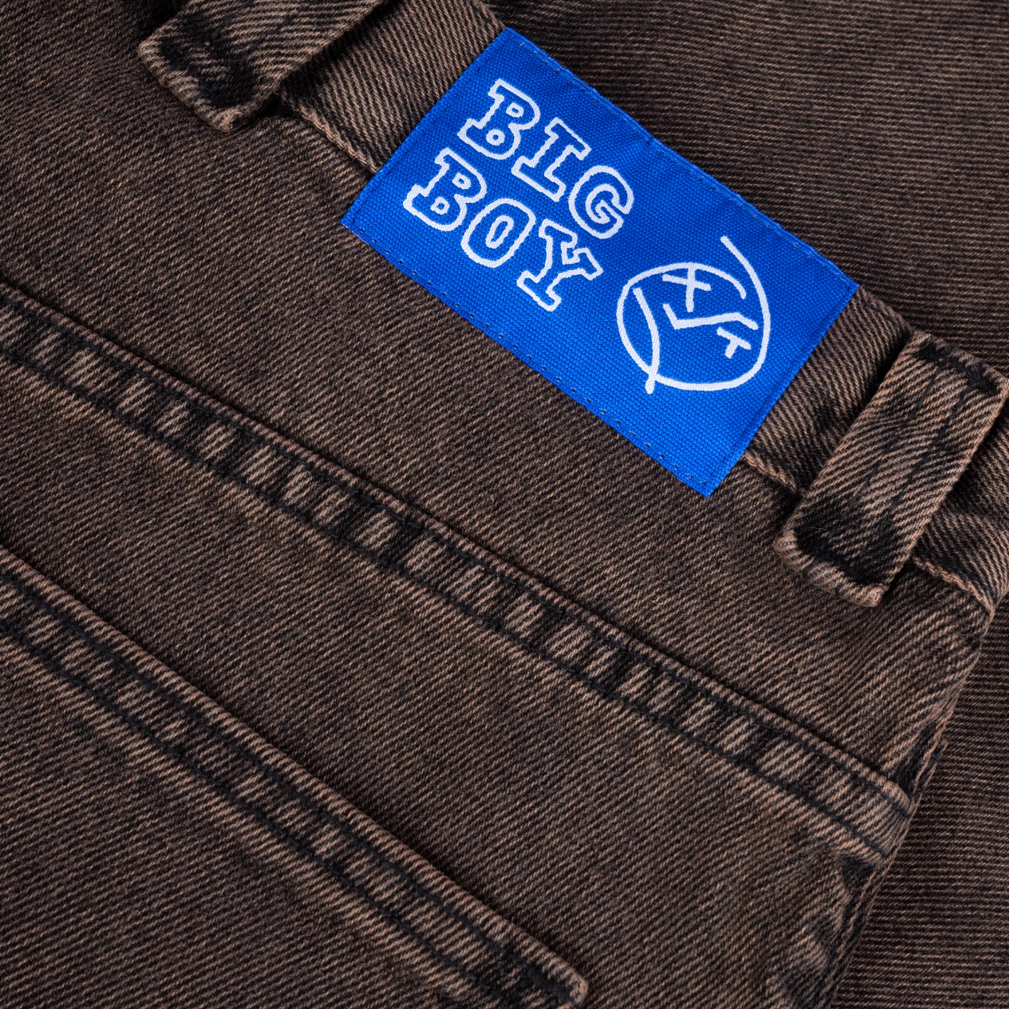 Big Boy Jeans, Mud Brown - Image 3