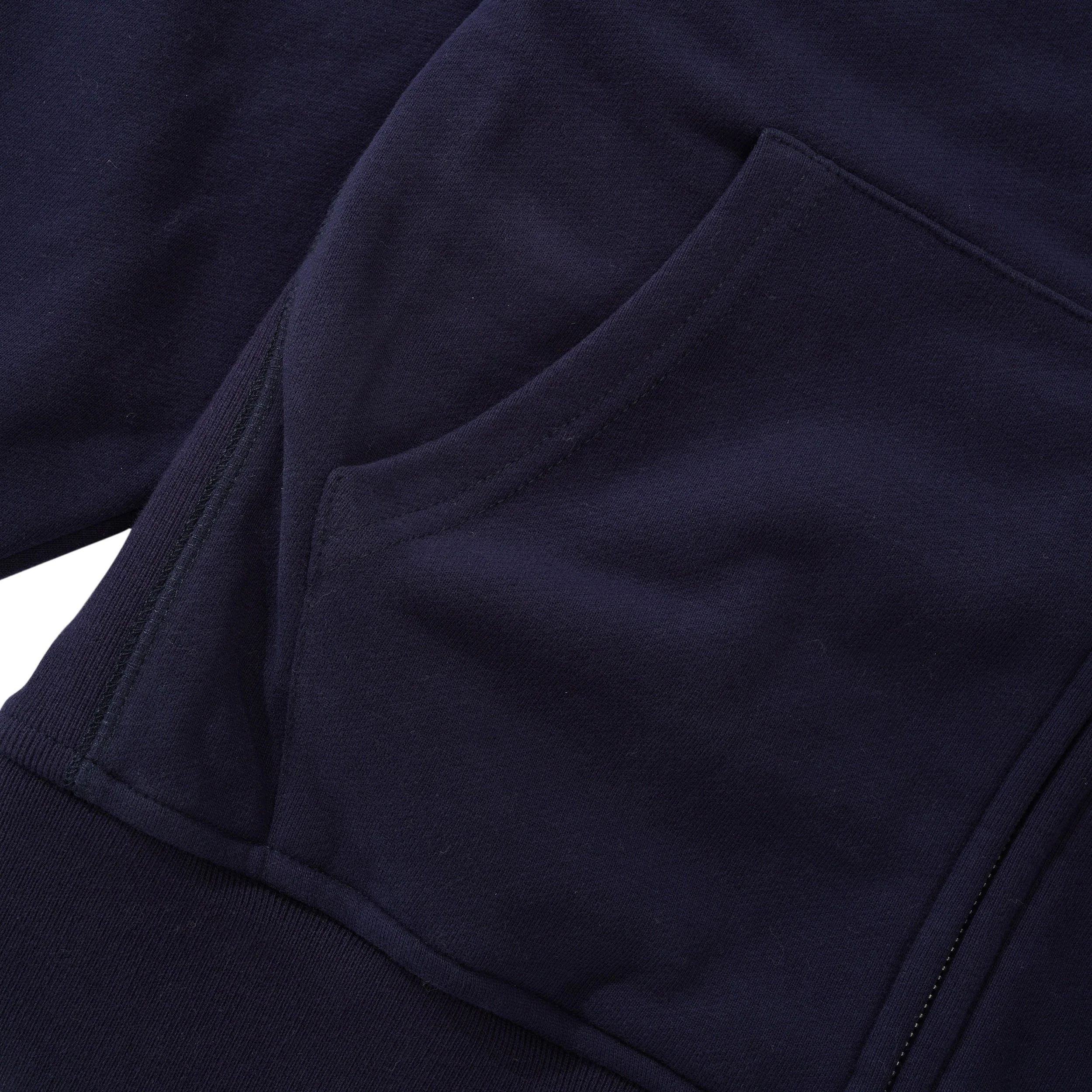 Big C-Star Double Zip Hood, Blue - Image 7