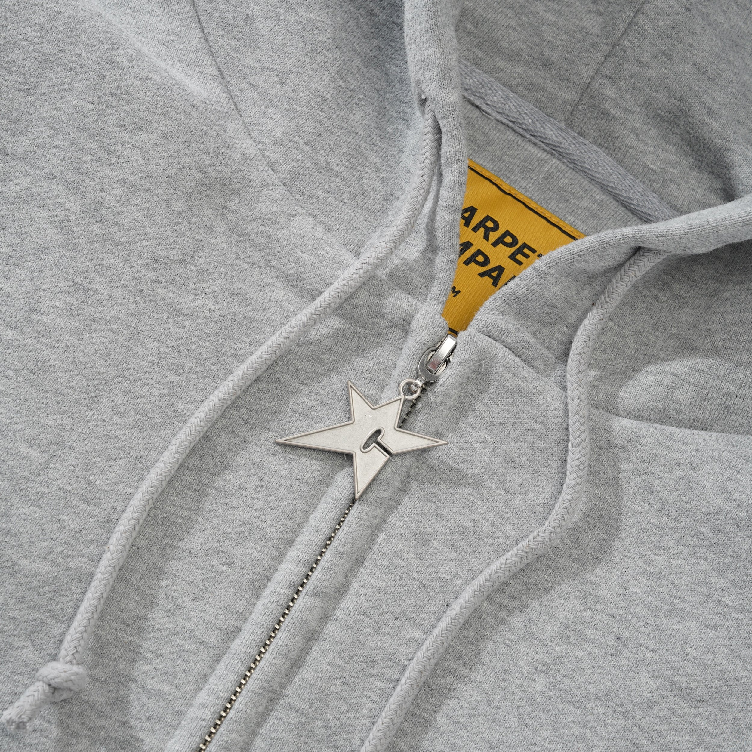 Big C-Star Double Zip Hood, Grey - Image 2