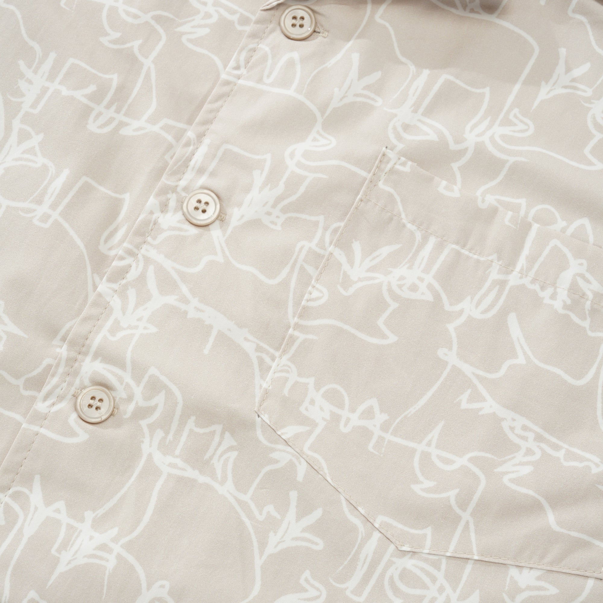 Bikovi S/S Shirt, Tan - Image 2