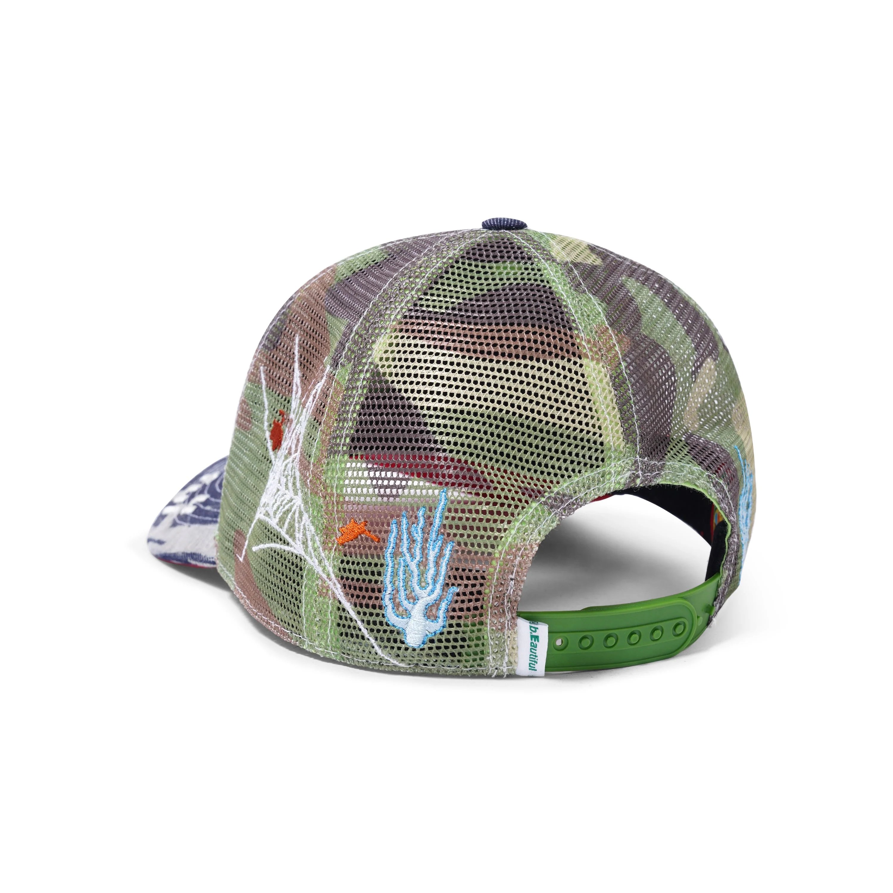 Biyu Trucker Hat, Black / Camo - Image 2