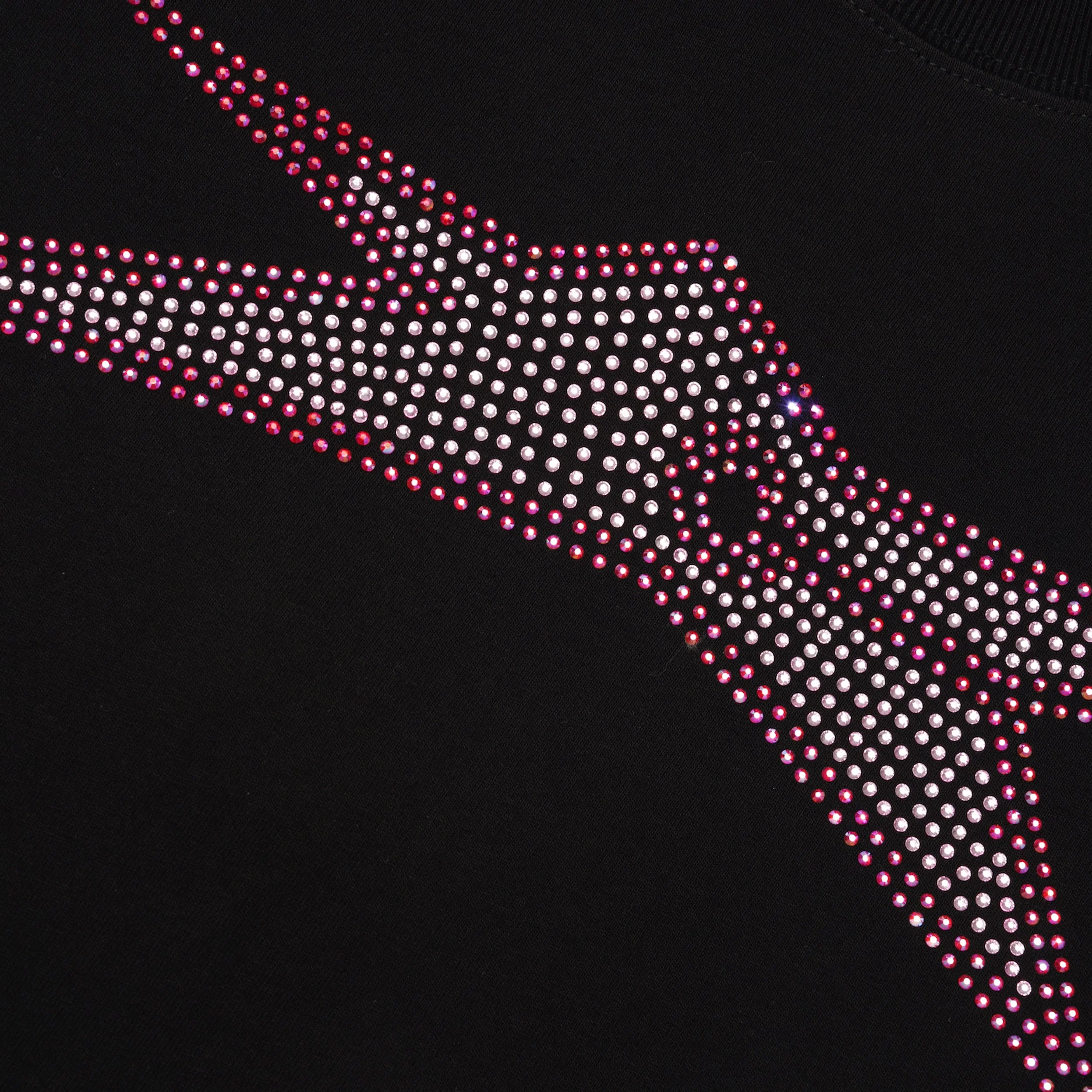 Bizarro Rhinestone Tee, Black - Image 2