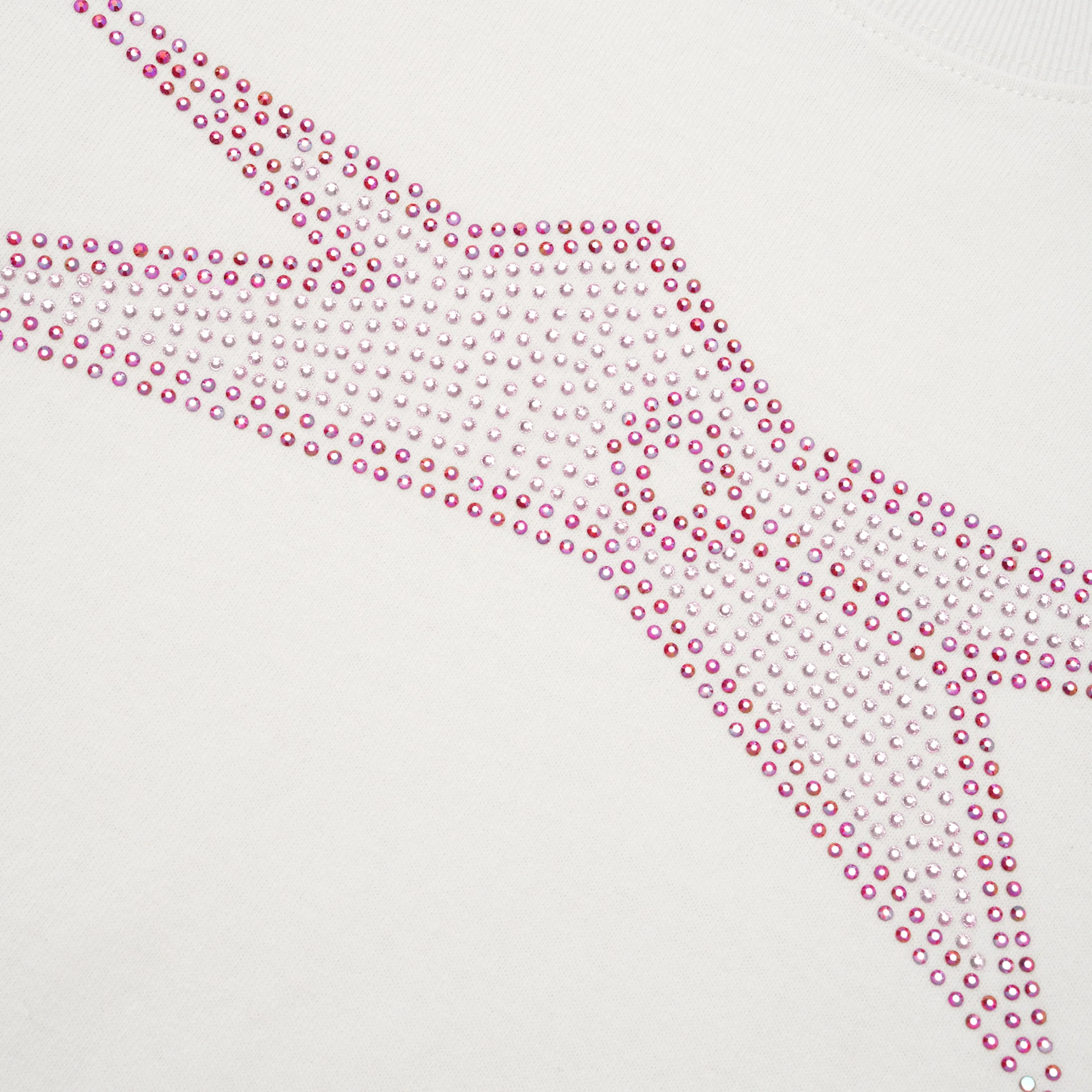 Bizarro Rhinestone Tee, White - Image 2