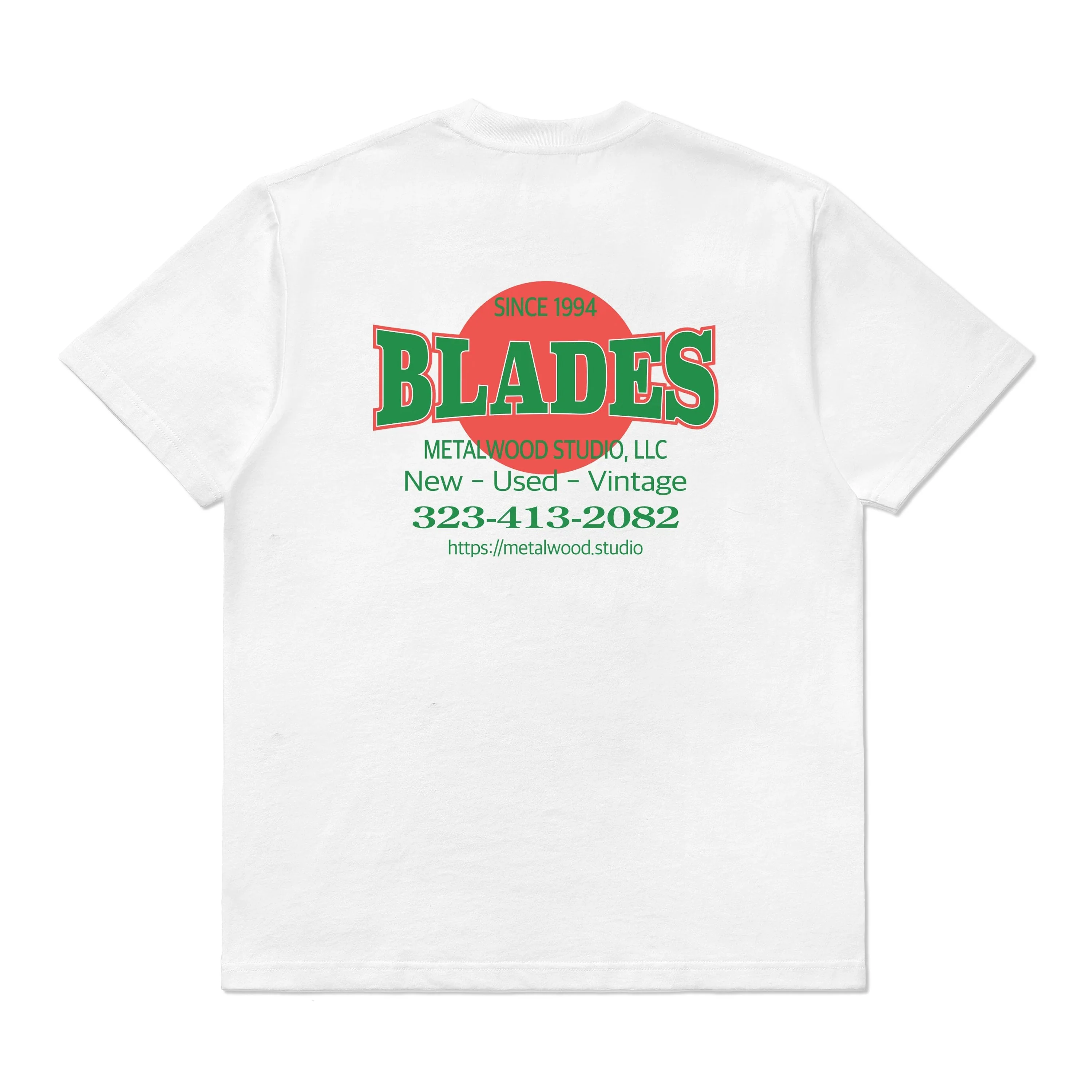 Blades Gym Tee, White - Image 2