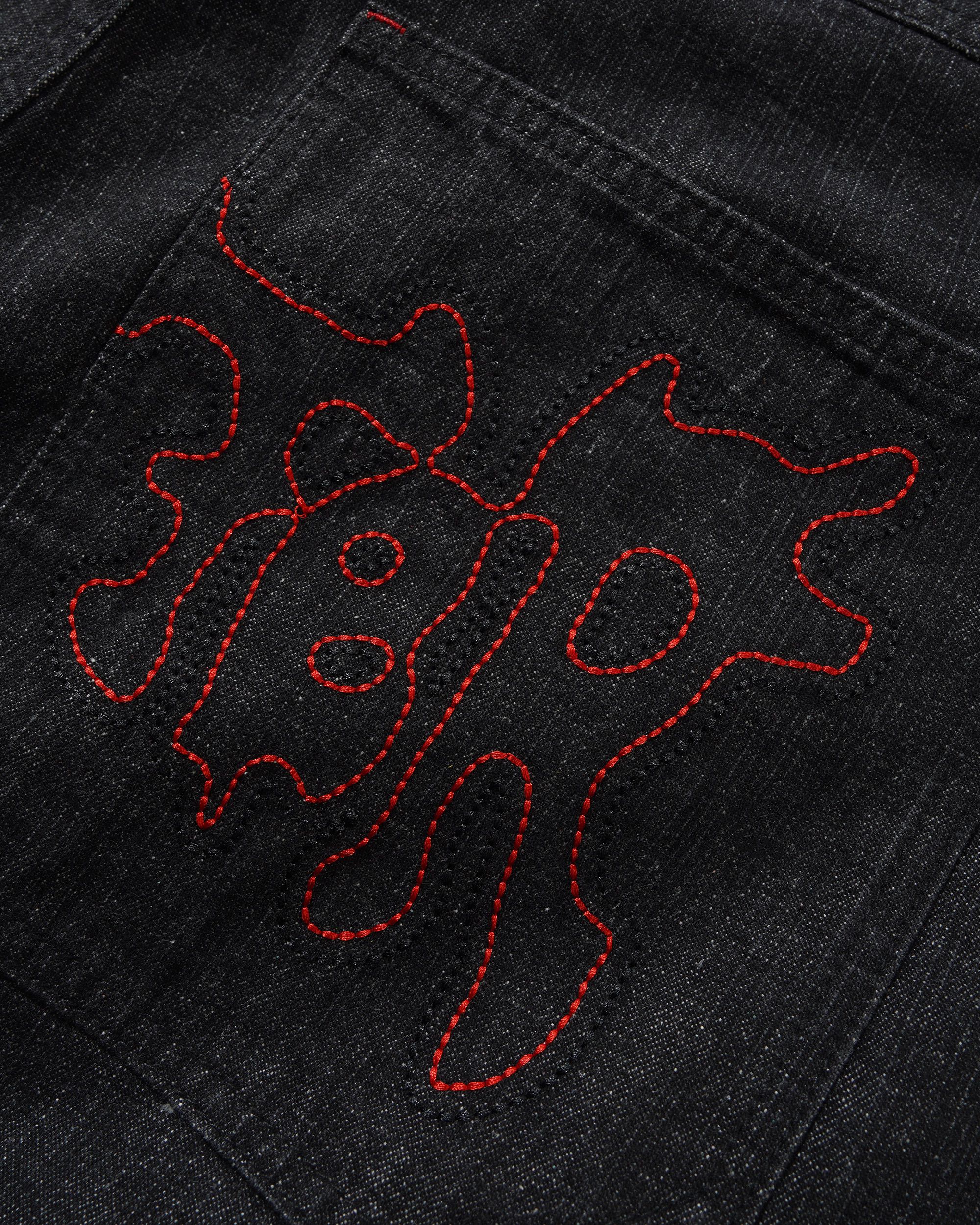 Blotch Denim Jeans, Streaky Black - Image 4
