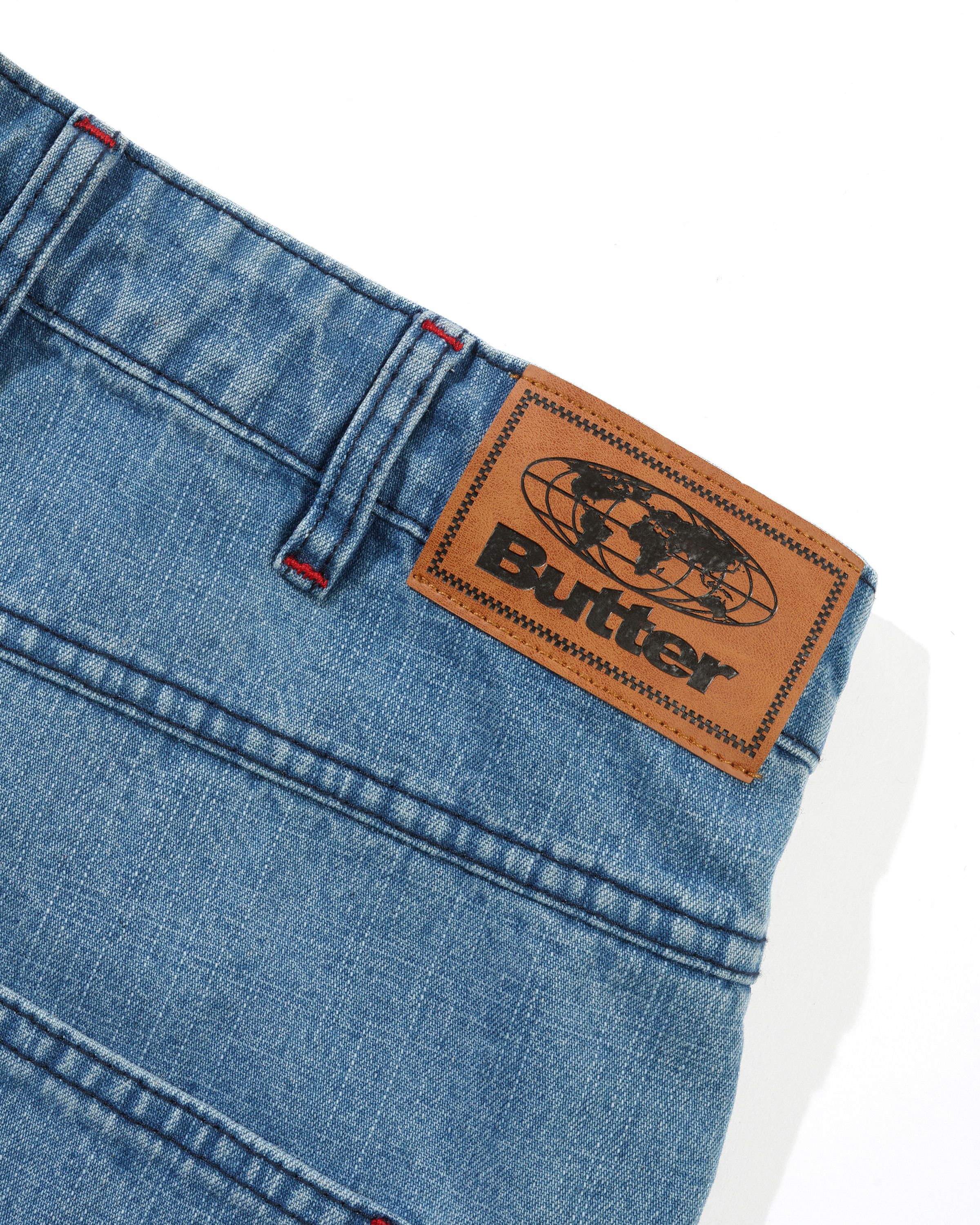 Blotch Denim Jeans, Streaky Blue - Image 6