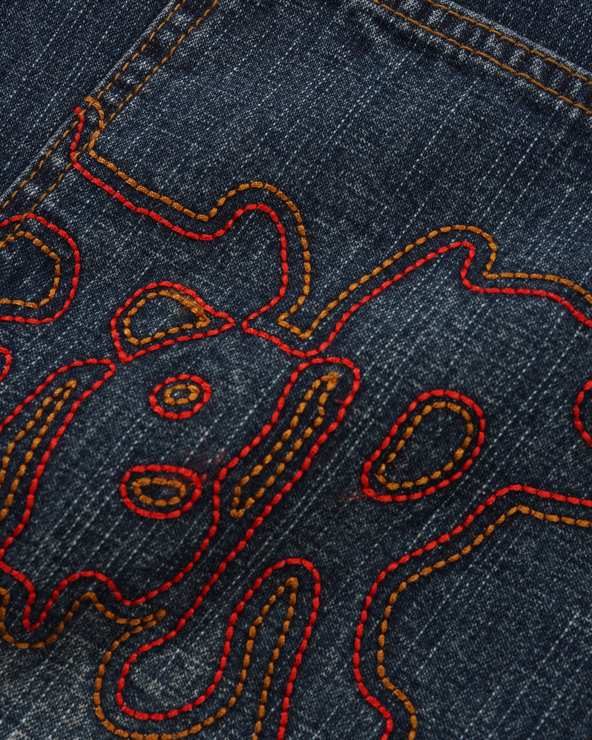 Blotch Denim Jeans, Streaky Navy - Image 3