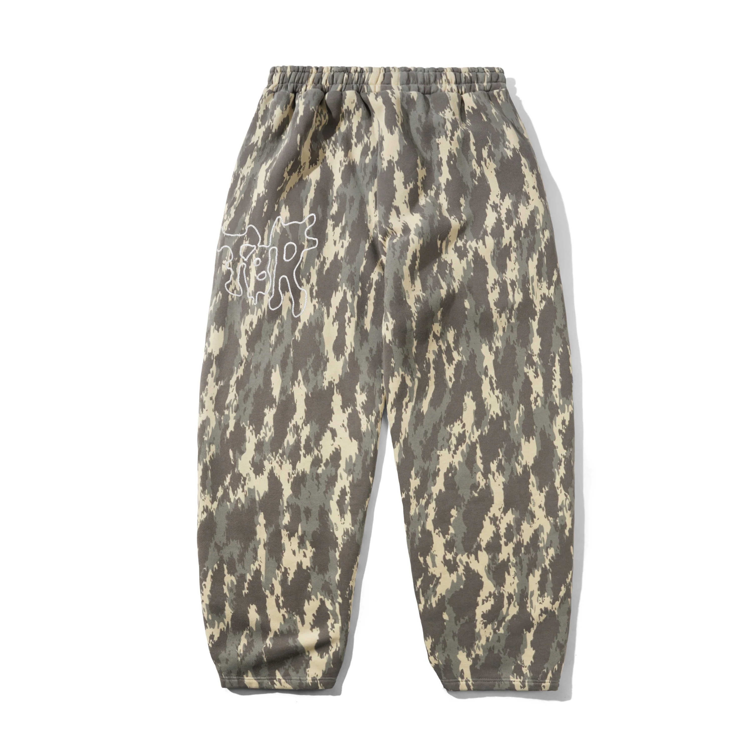 Blotch Fleece Pants, Washed Camo - Image 2