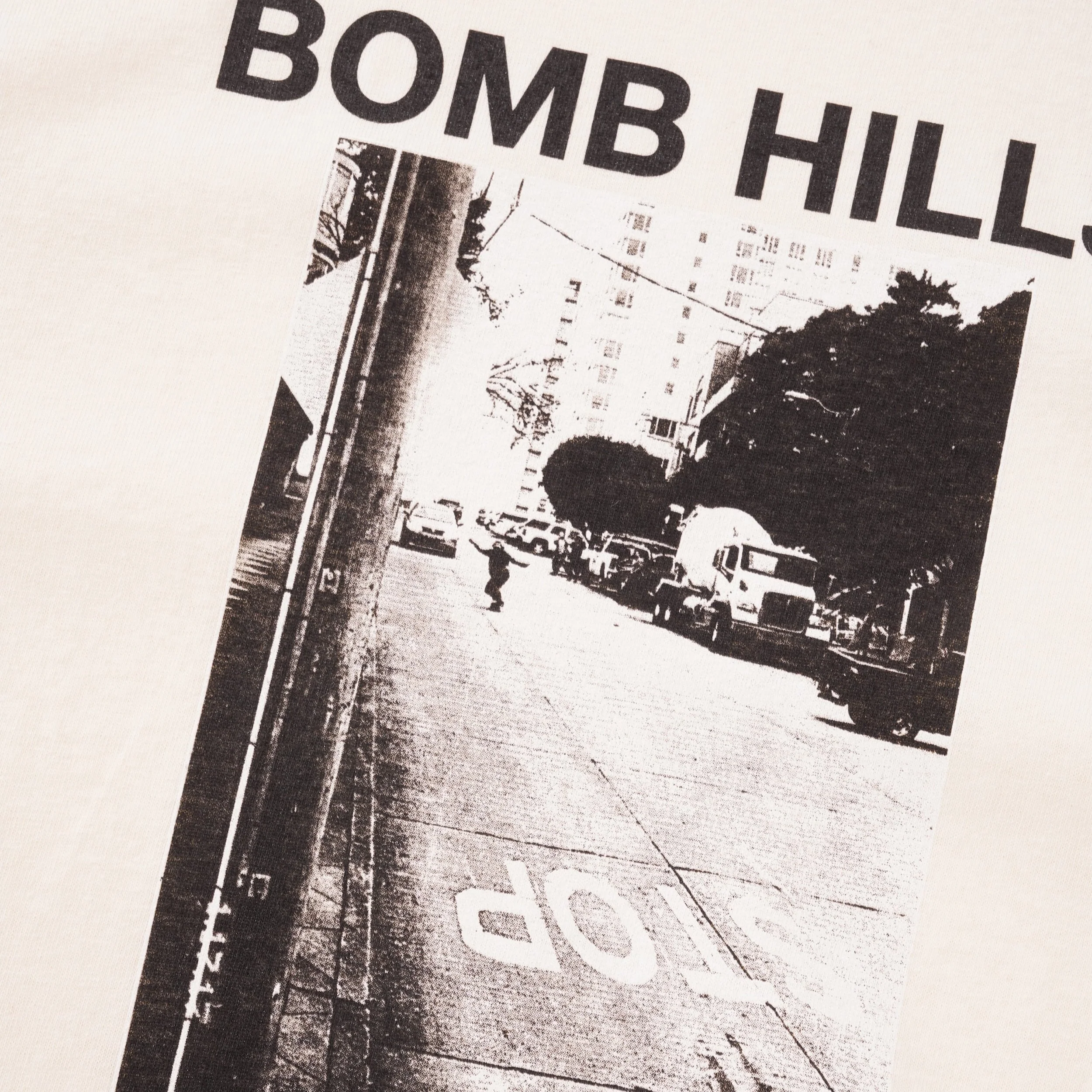 Bomb Hills Tee, Cream - Image 2