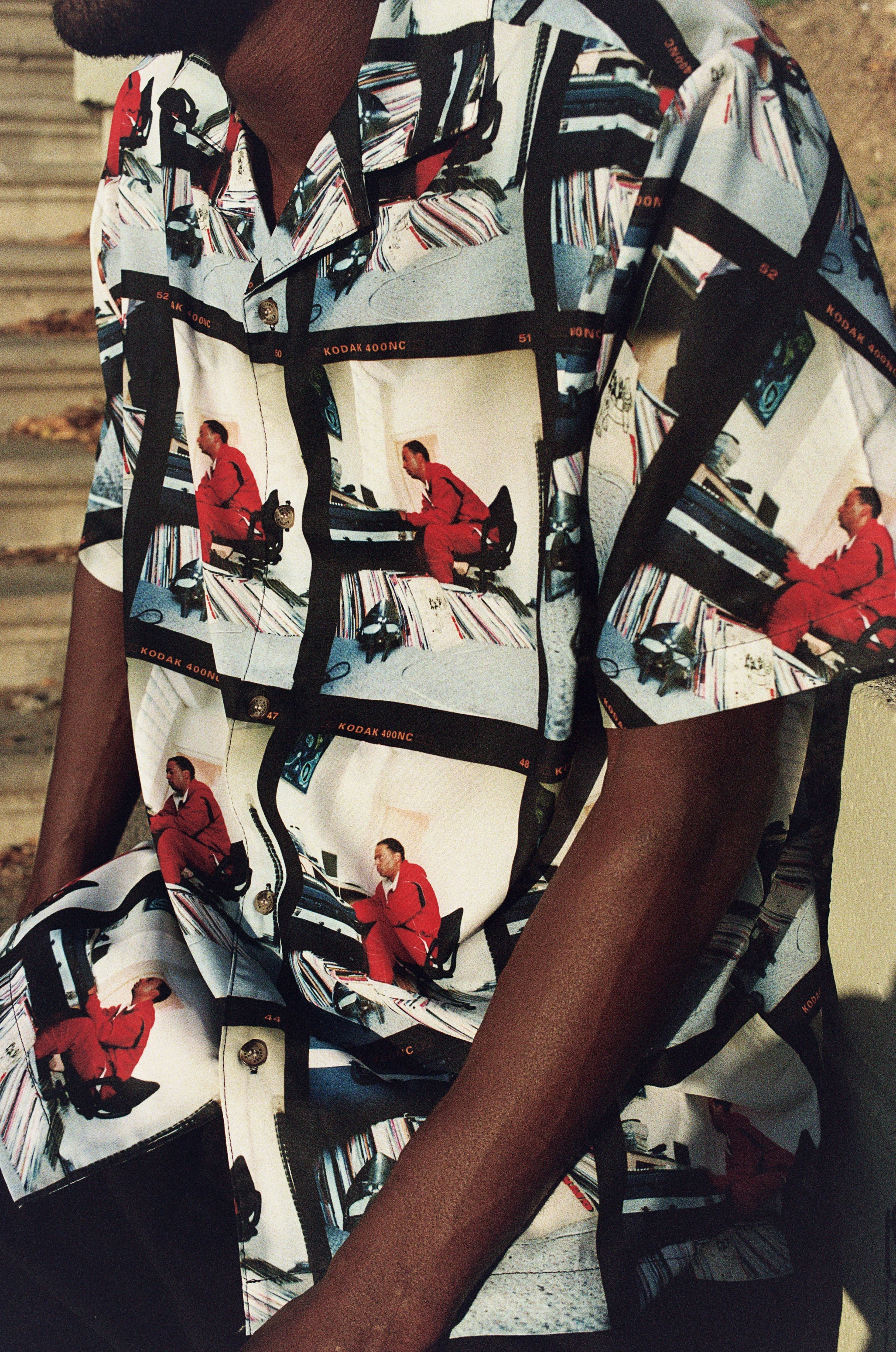 Bomb Shelter Rayon Shirt, Multi - Image 5