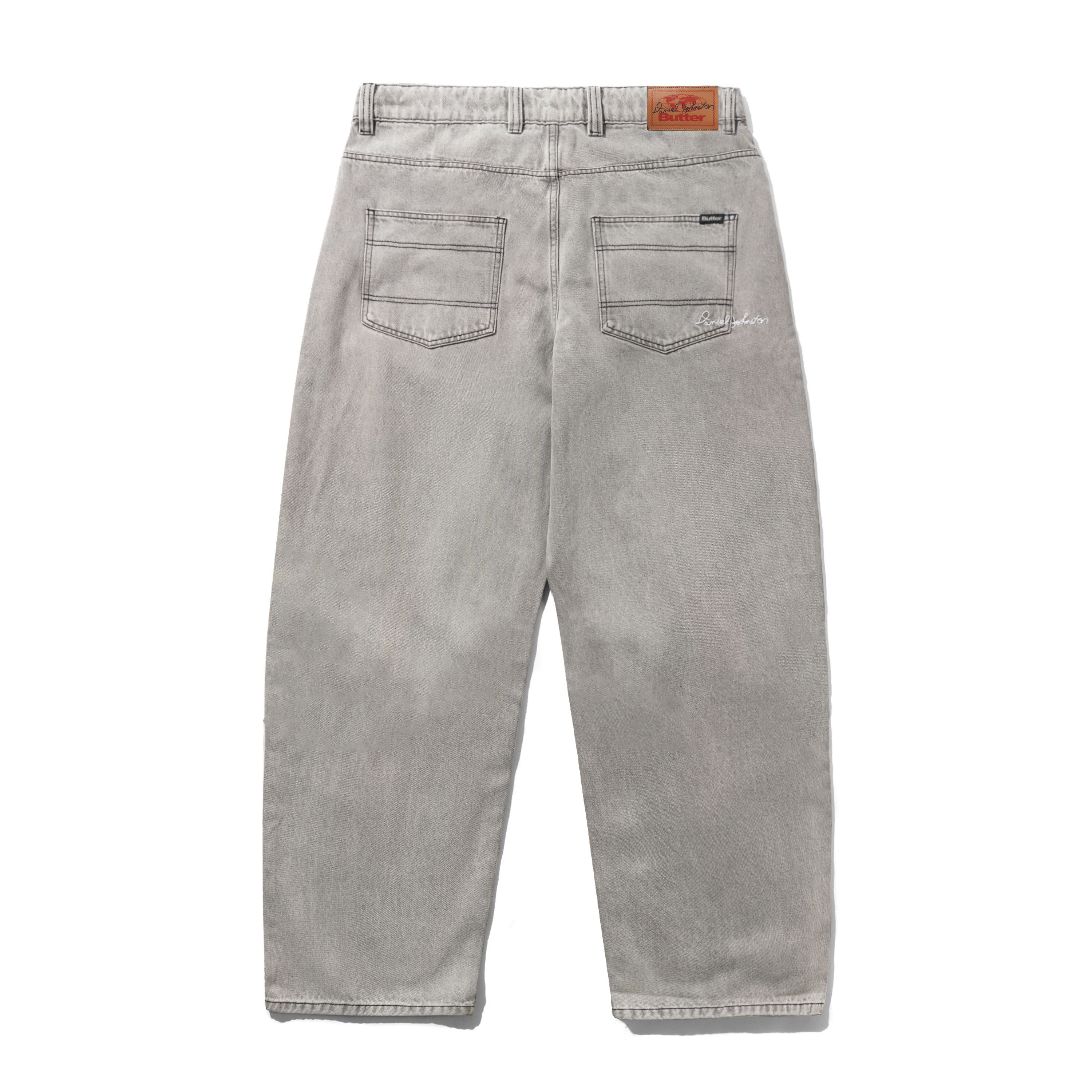 Boxing Denim Jeans, Washed Grey - Image 2