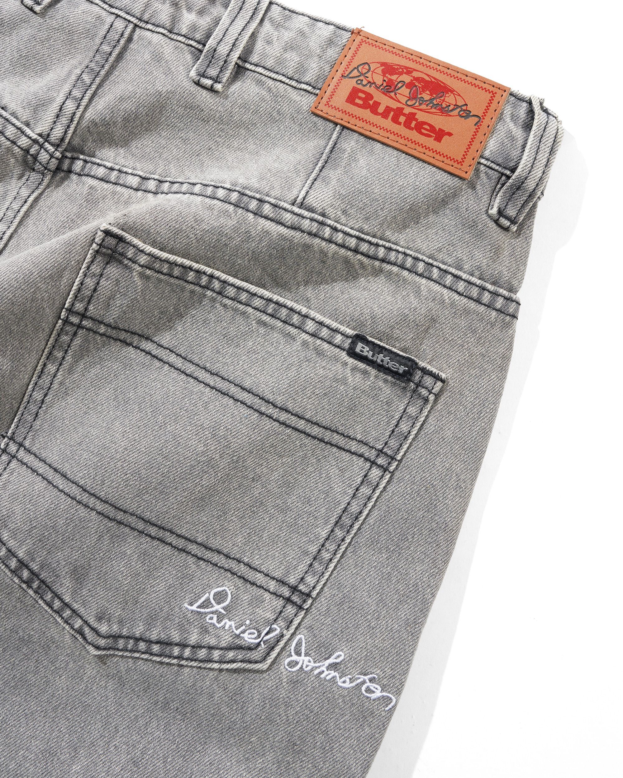 Boxing Denim Jeans, Washed Grey - Image 4