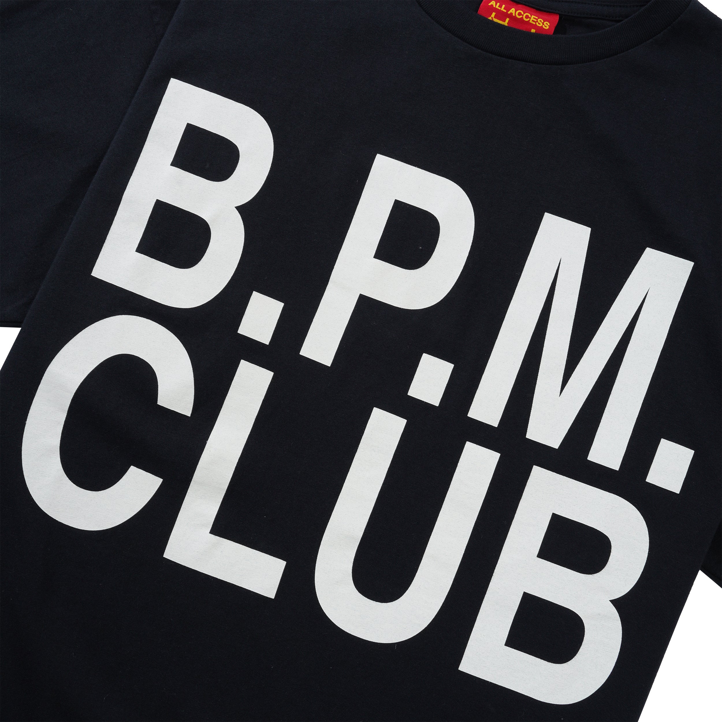 BPM CLUB Tee, Black - Image 2