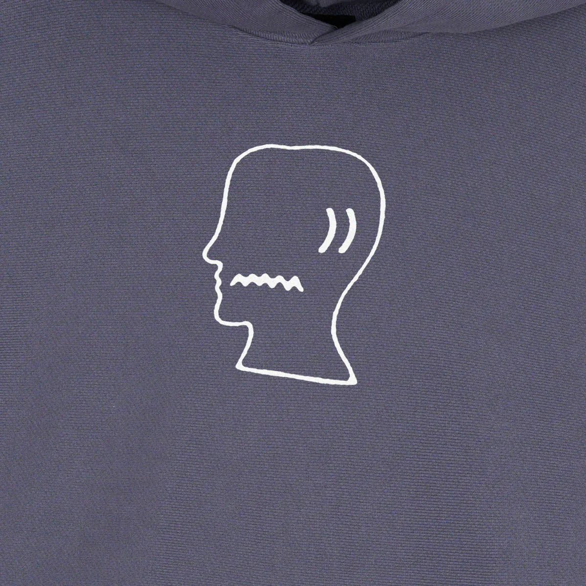 Brain Dead Logohead Pullover Hood, Slate - Image 2