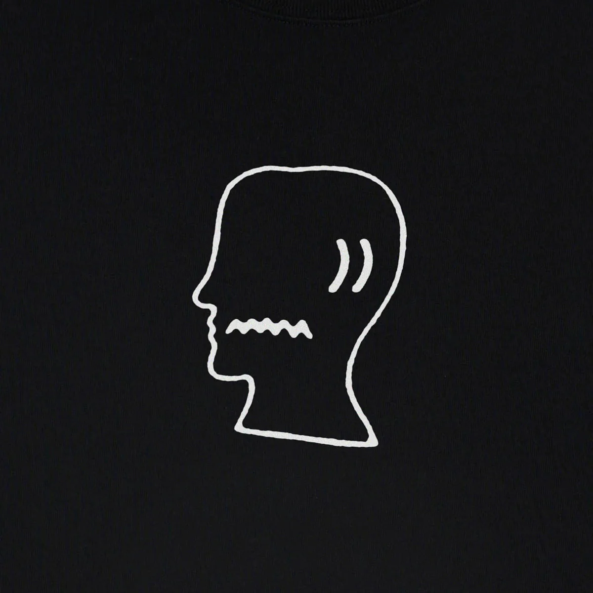 Brain Dead Logohead Tee, Black - Image 2