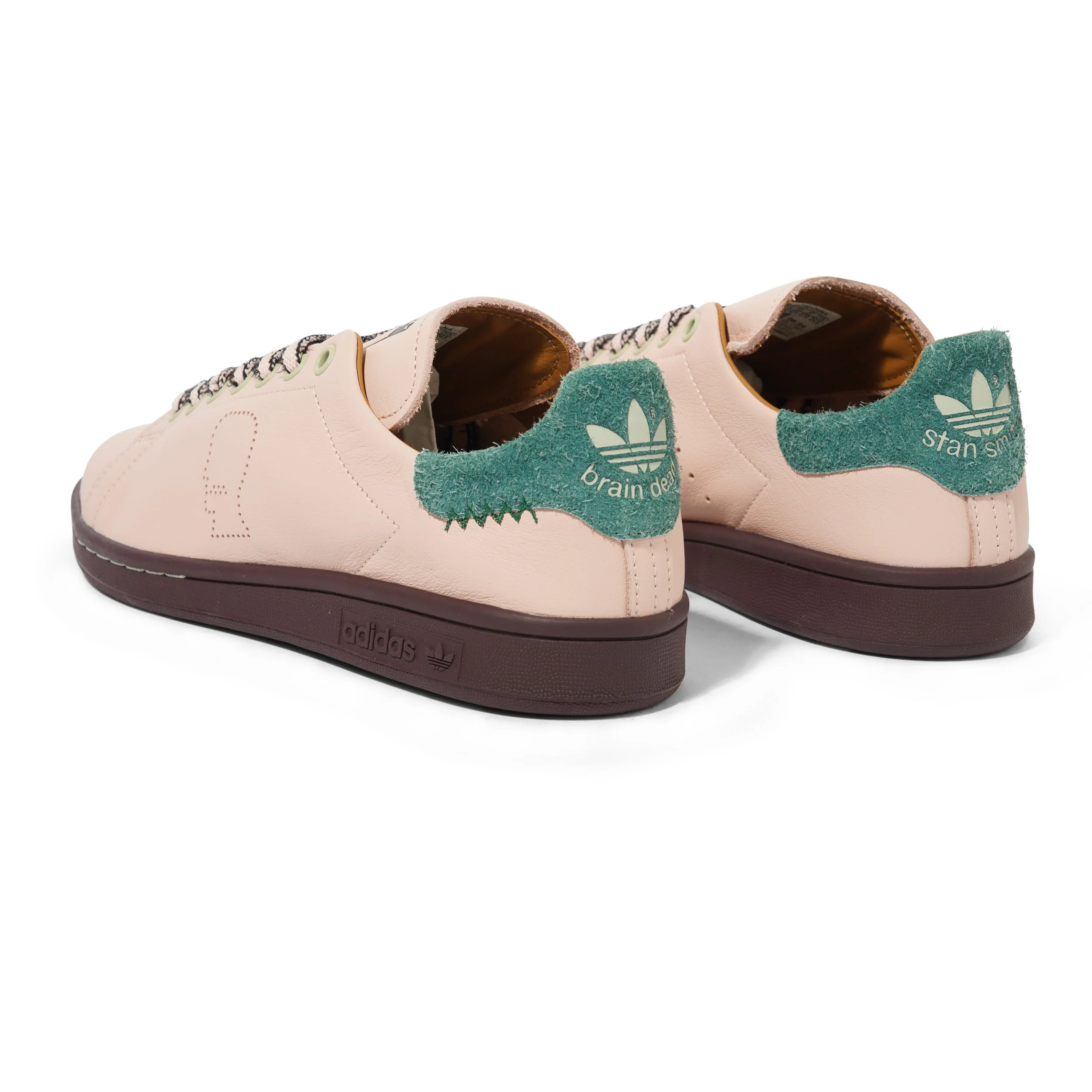 Brain Dead Stan Smith, Vapour Pink / Core Black / Mesa - Image 3
