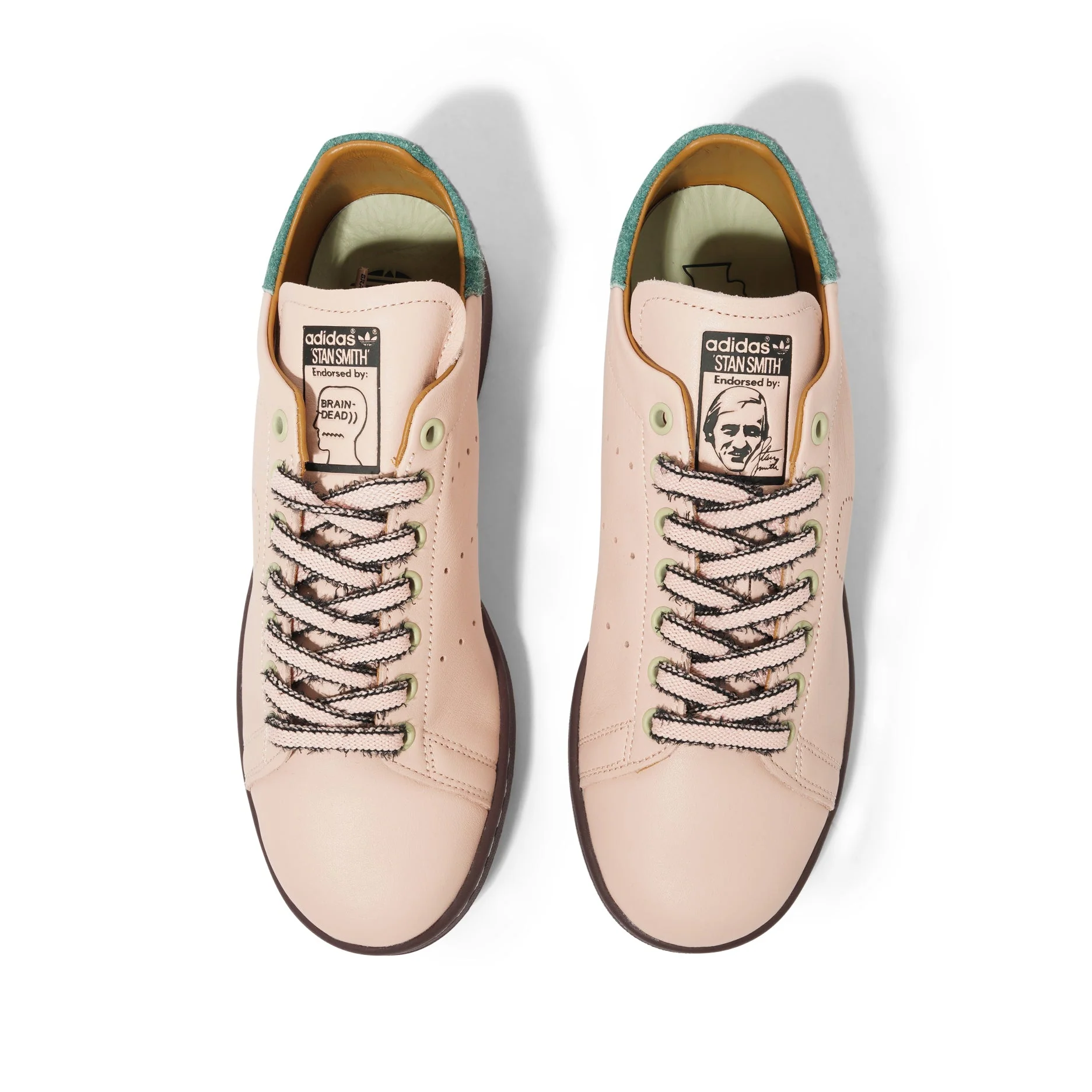 Brain Dead Stan Smith, Vapour Pink / Core Black / Mesa - Image 6