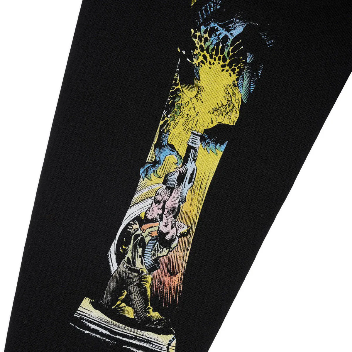 Brain Dead x Aliens Pullover Hood, Black - Image 4