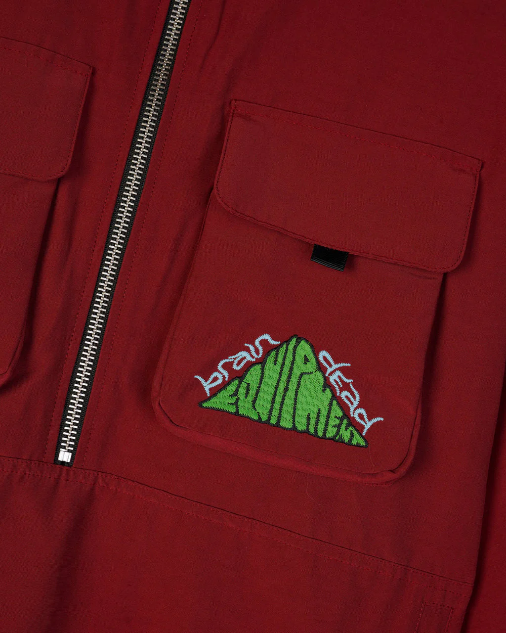 Equipment Running Pullover Jacket, Red - Image 3