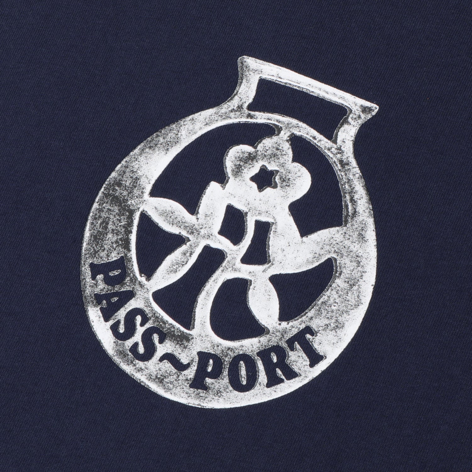 Brass Tee, Navy - Image 2