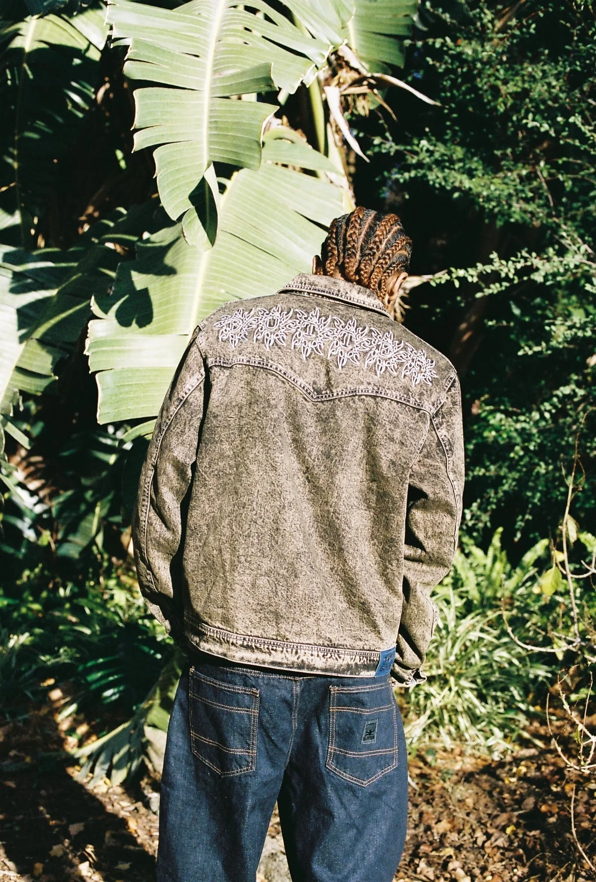 Bronco Denim Jacket, Black - Image 4