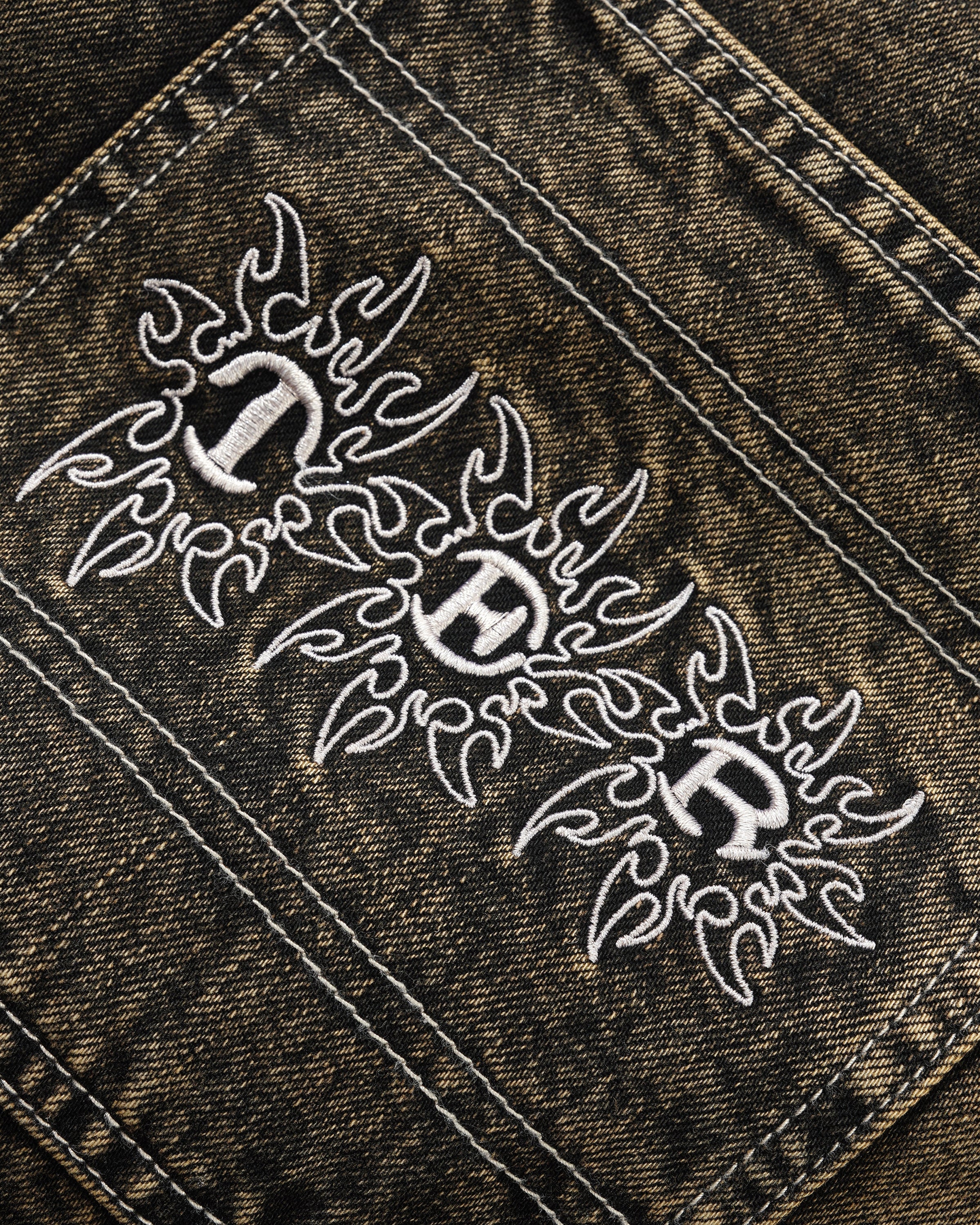 Bronco Denim Shorts, Brown Tint - Image 5
