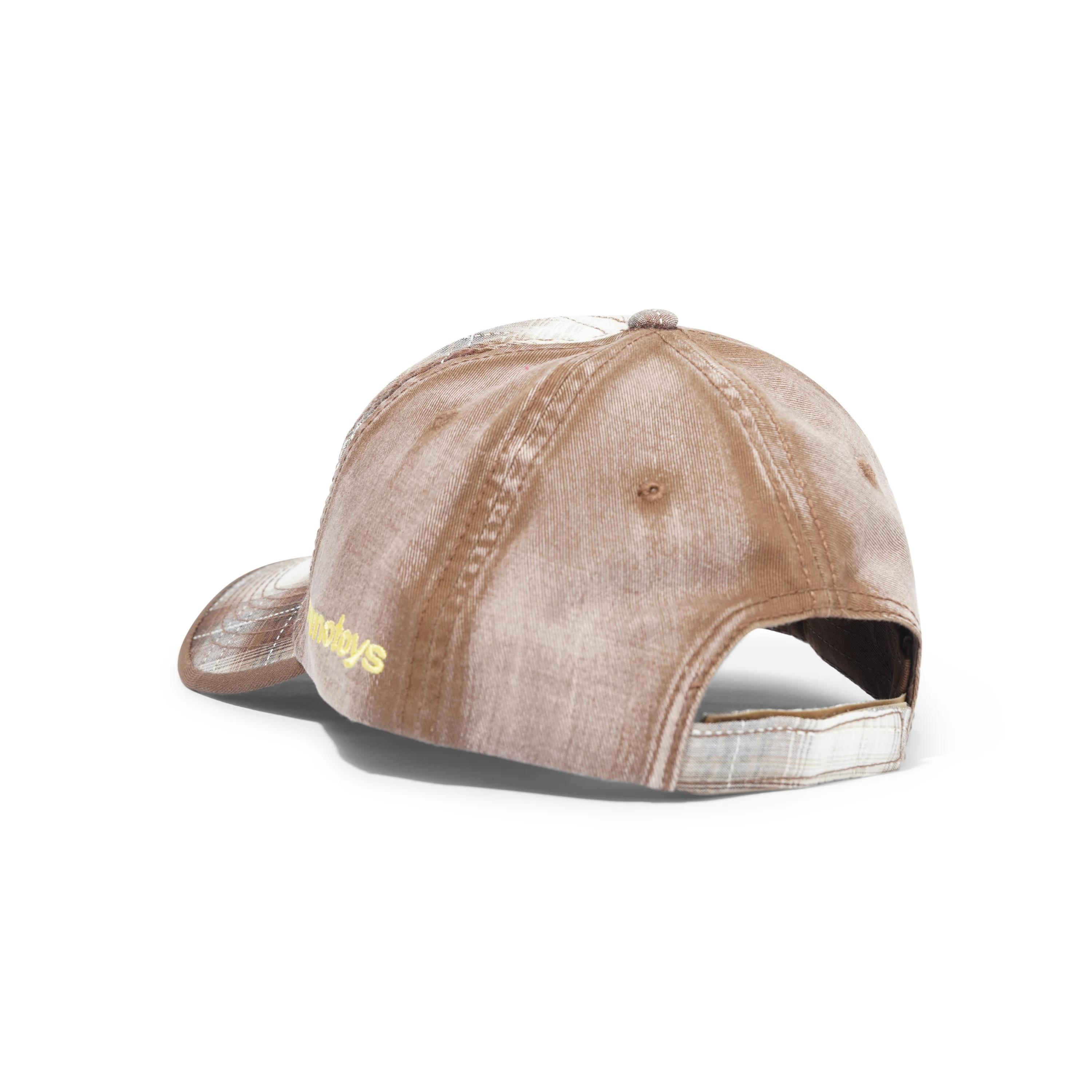 Bubble M Hat, Brown Plaid - Image 2