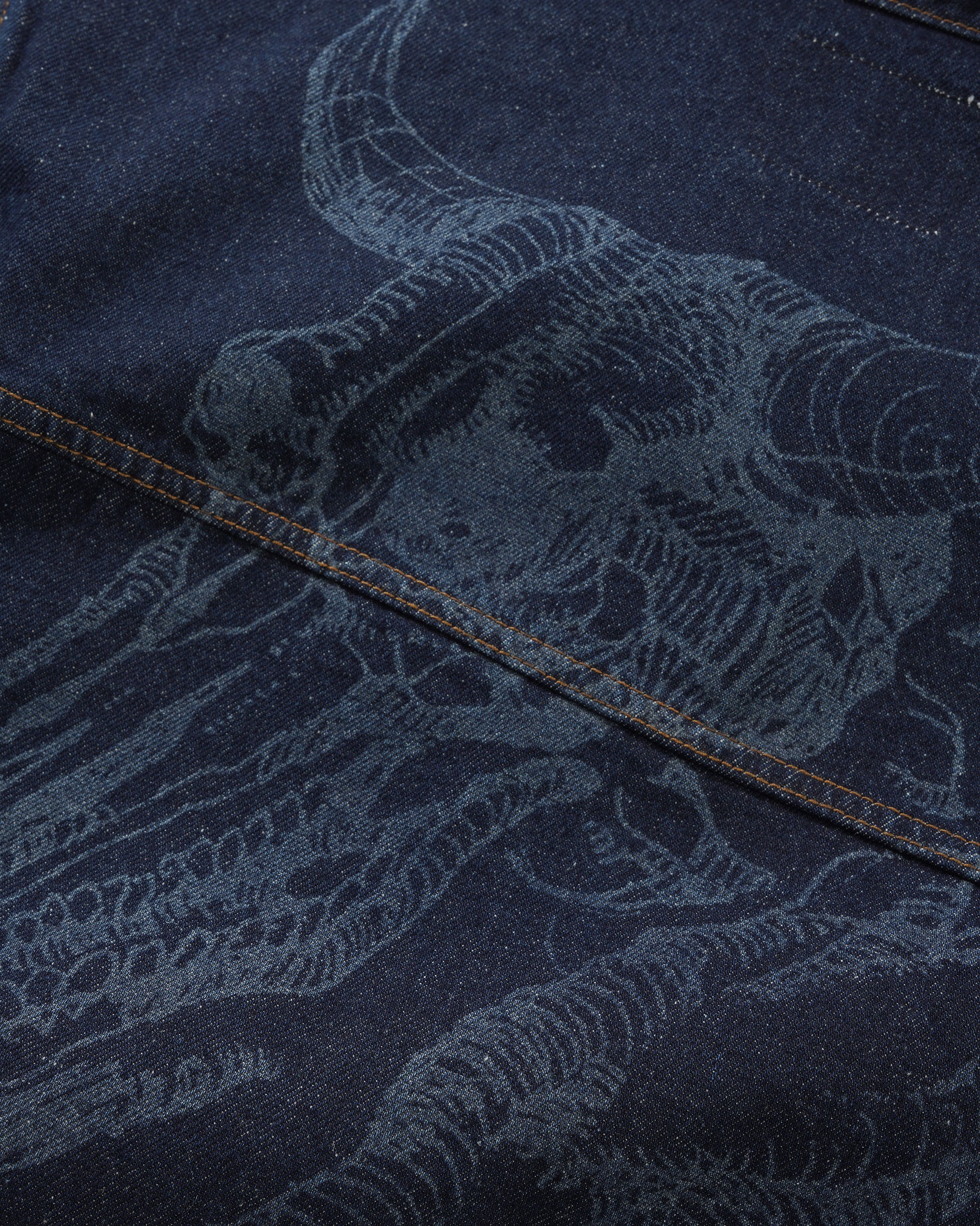 Bull Selvedge Denim Jacket, Raw Indigo - Image 6