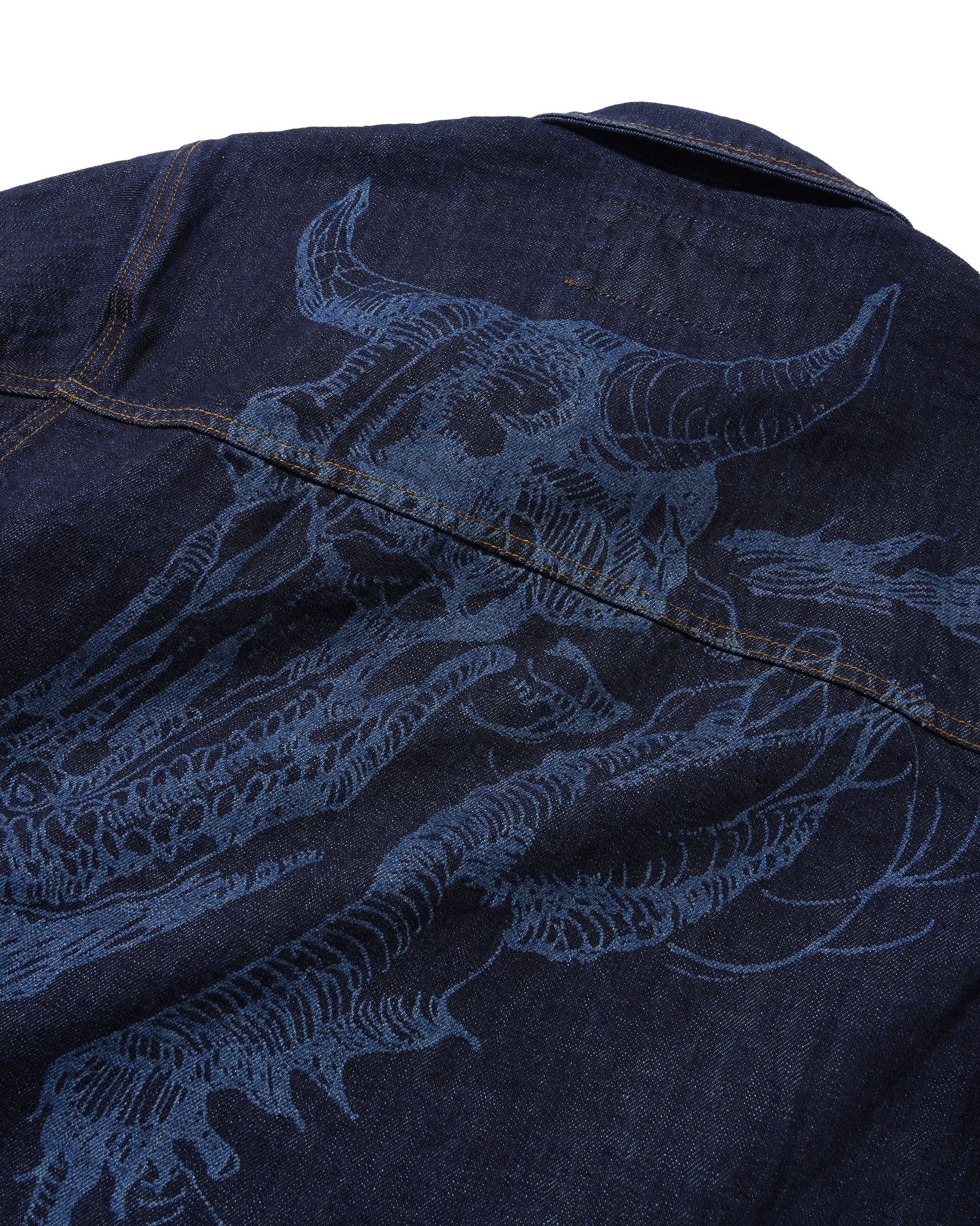 Bull Selvedge Denim Jacket, Raw Indigo - Image 9