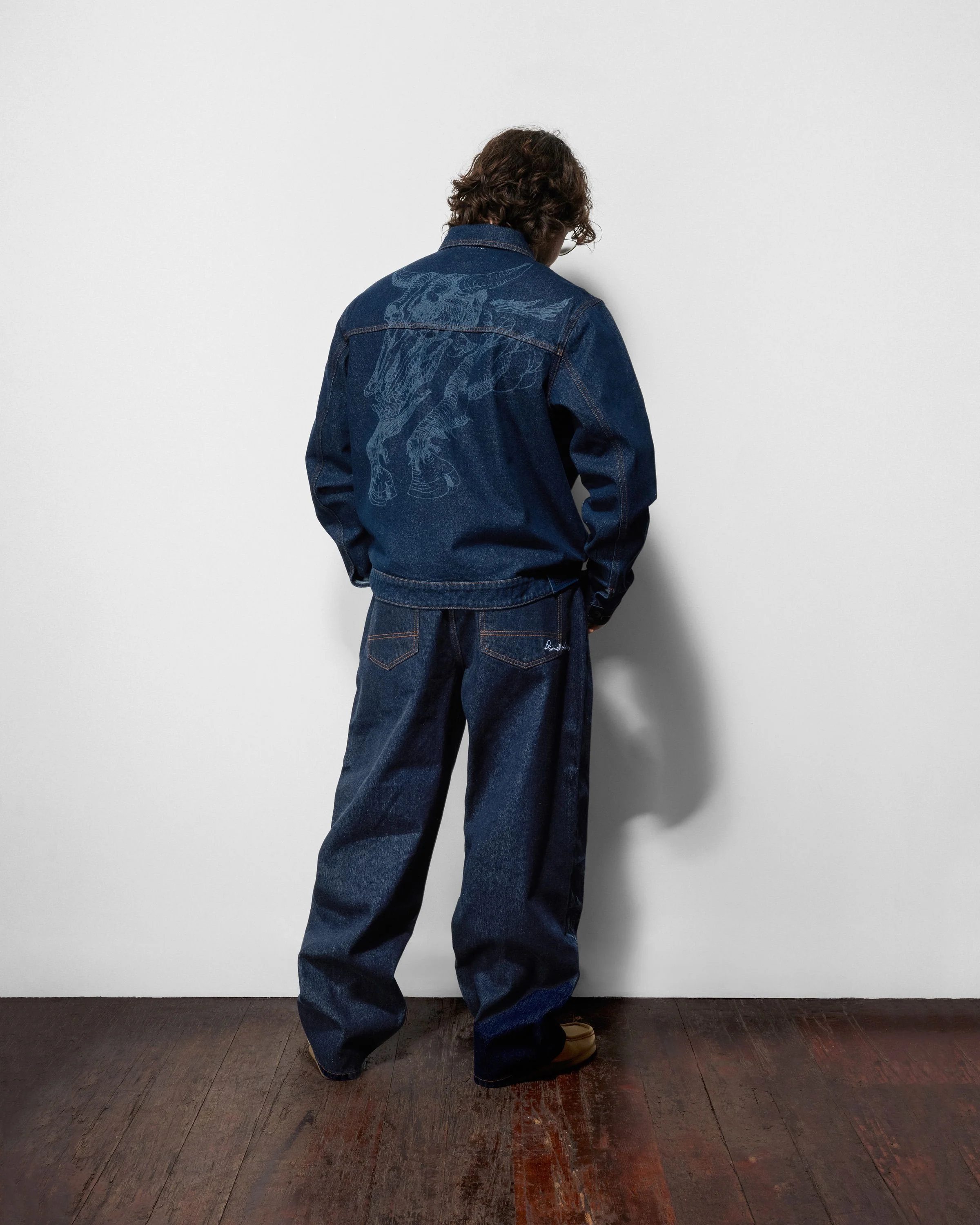 Bull Selvedge Denim Jeans, Raw Indigo - Image 4