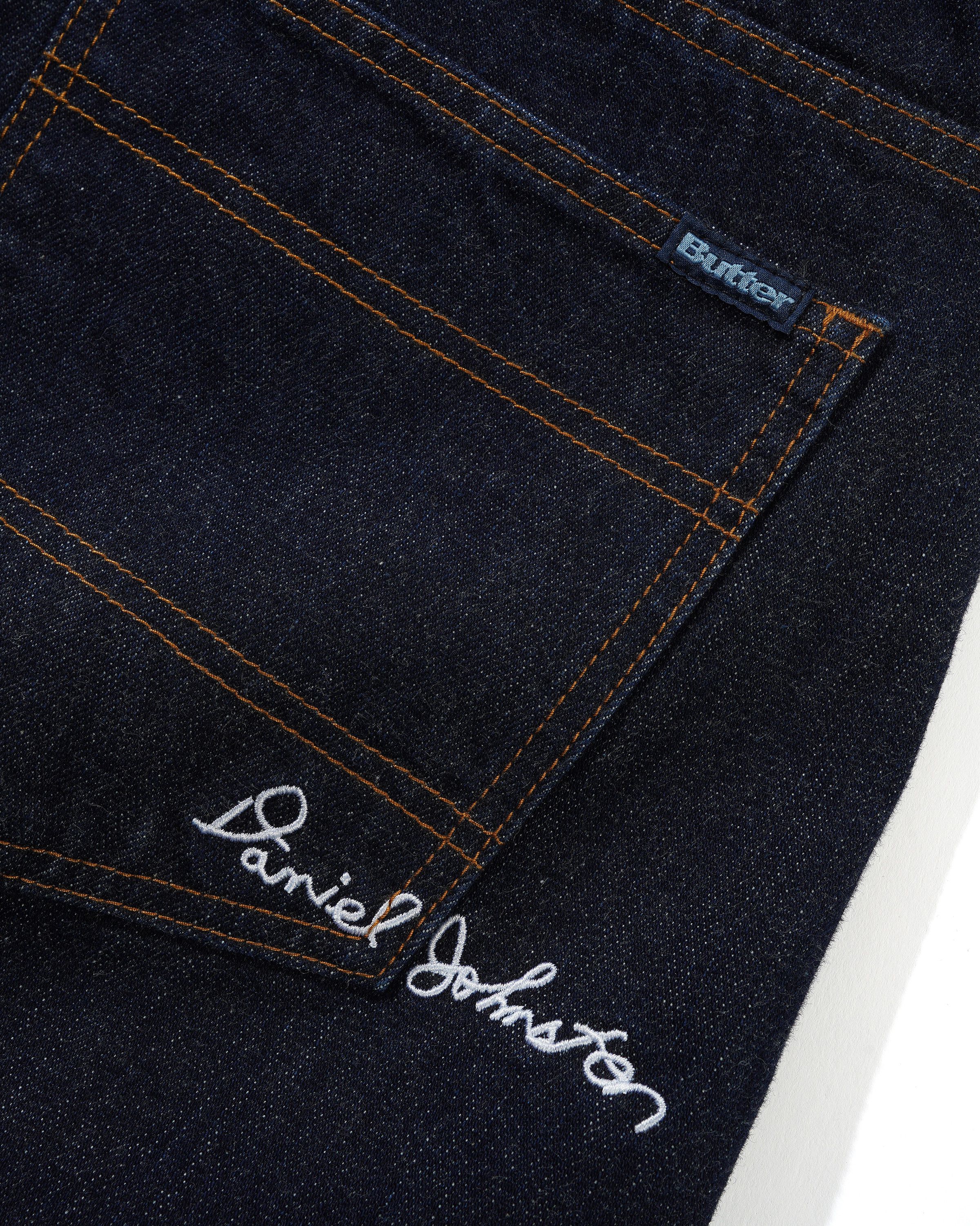 Bull Selvedge Denim Jeans, Raw Indigo - Image 9