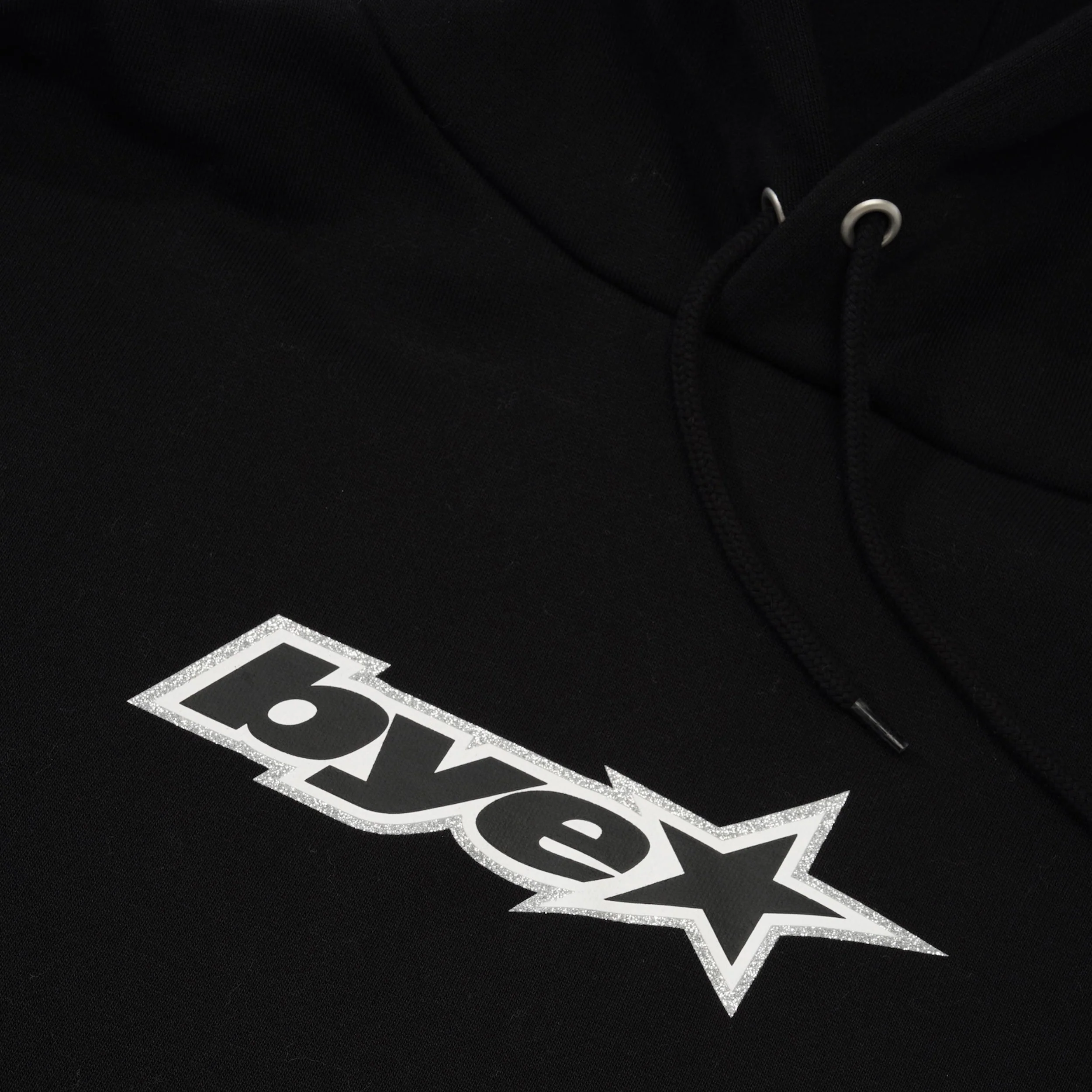 Bye Star Pullover Hood, Black - Image 2