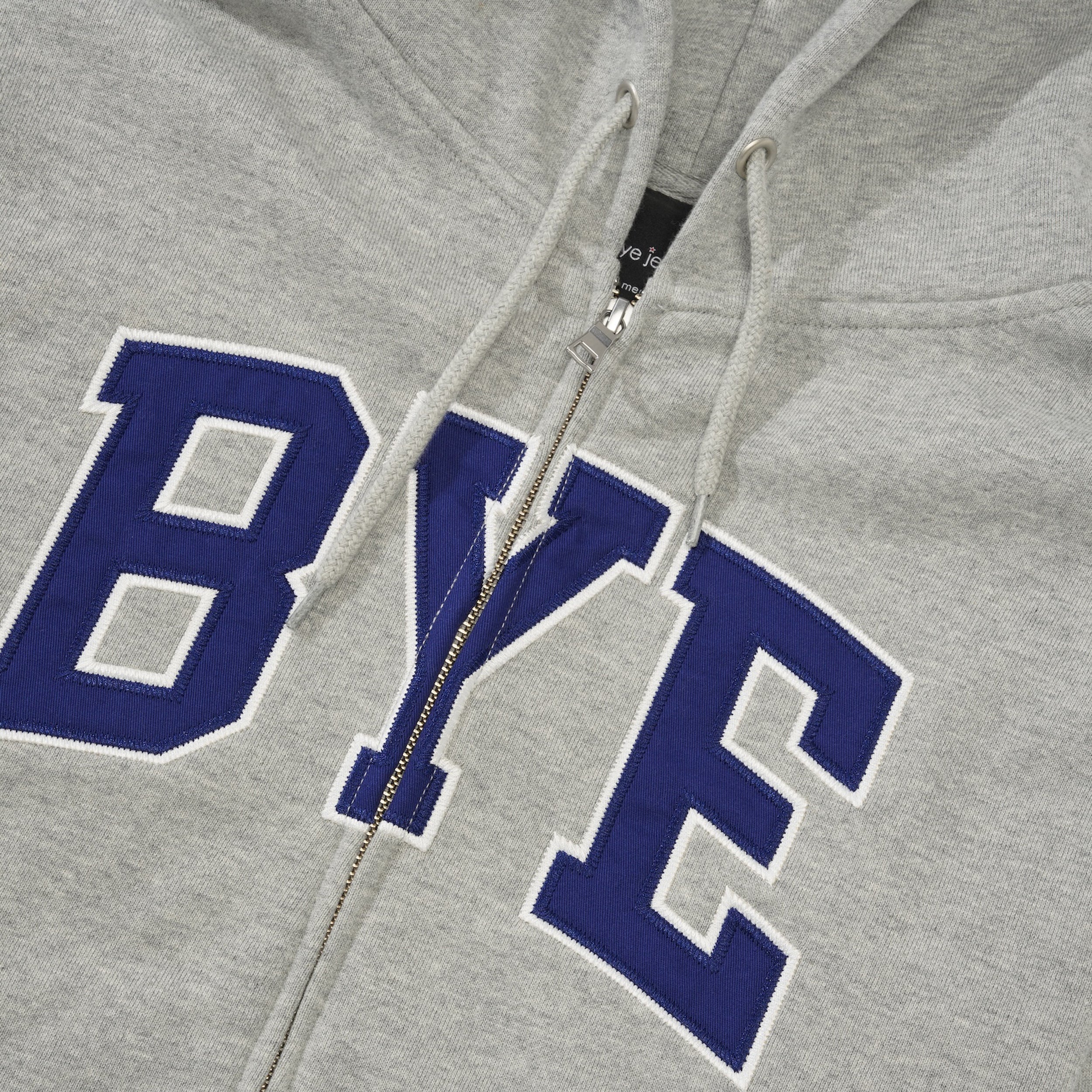 Bye Zip Hood, Grey - Image 2