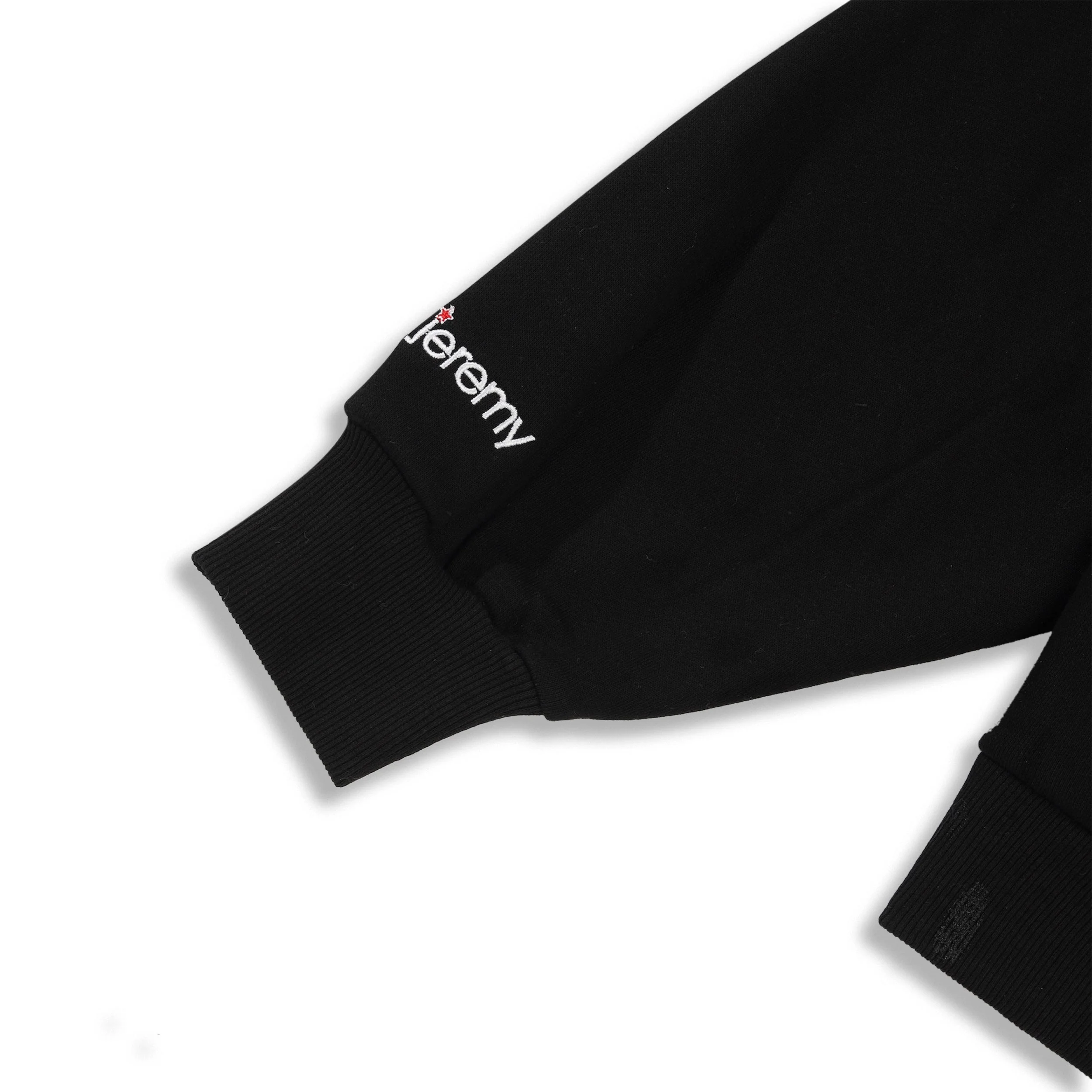 BYE Zip-Thru Pullover, Black - Image 3