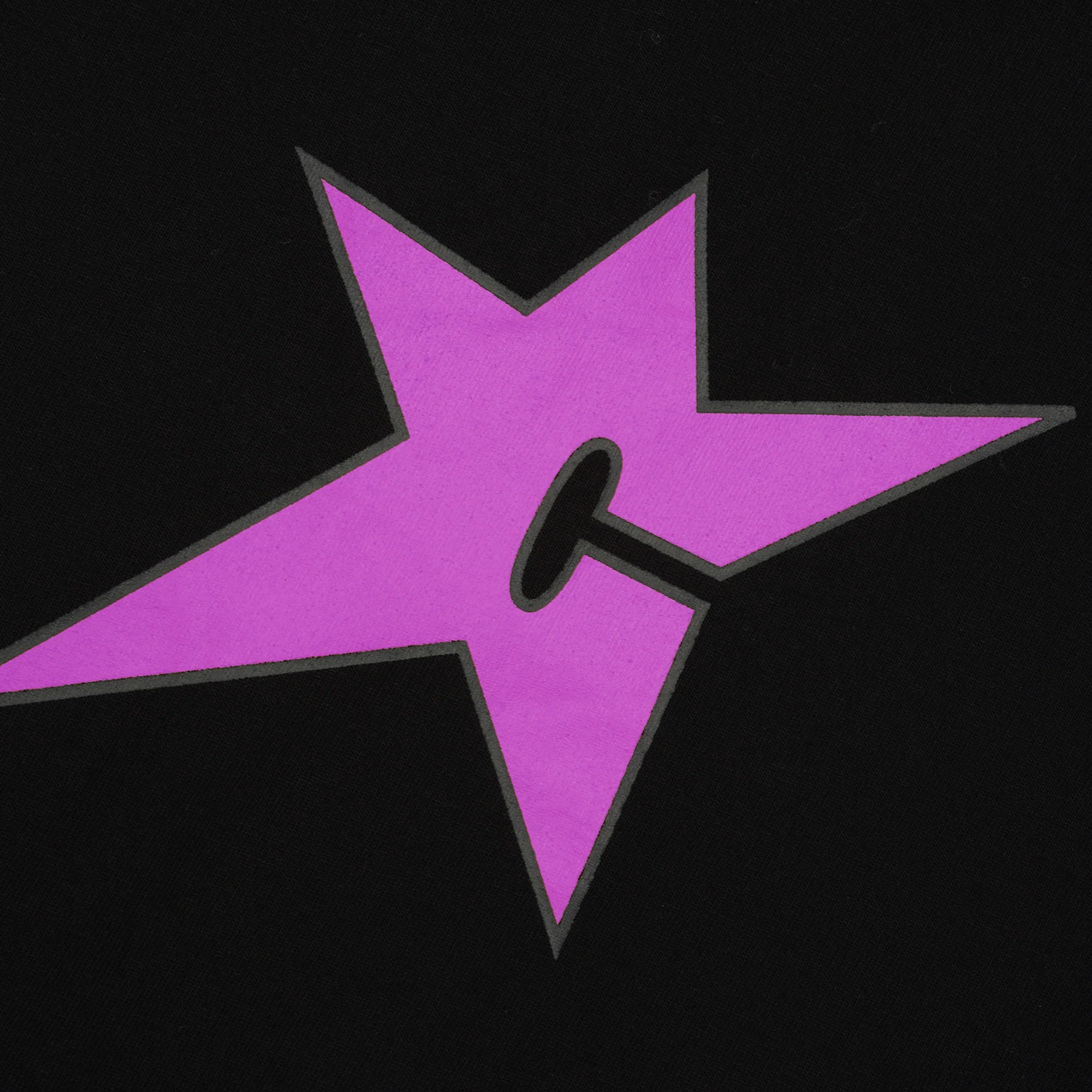 C-Star Logo Tee, Black - Image 2