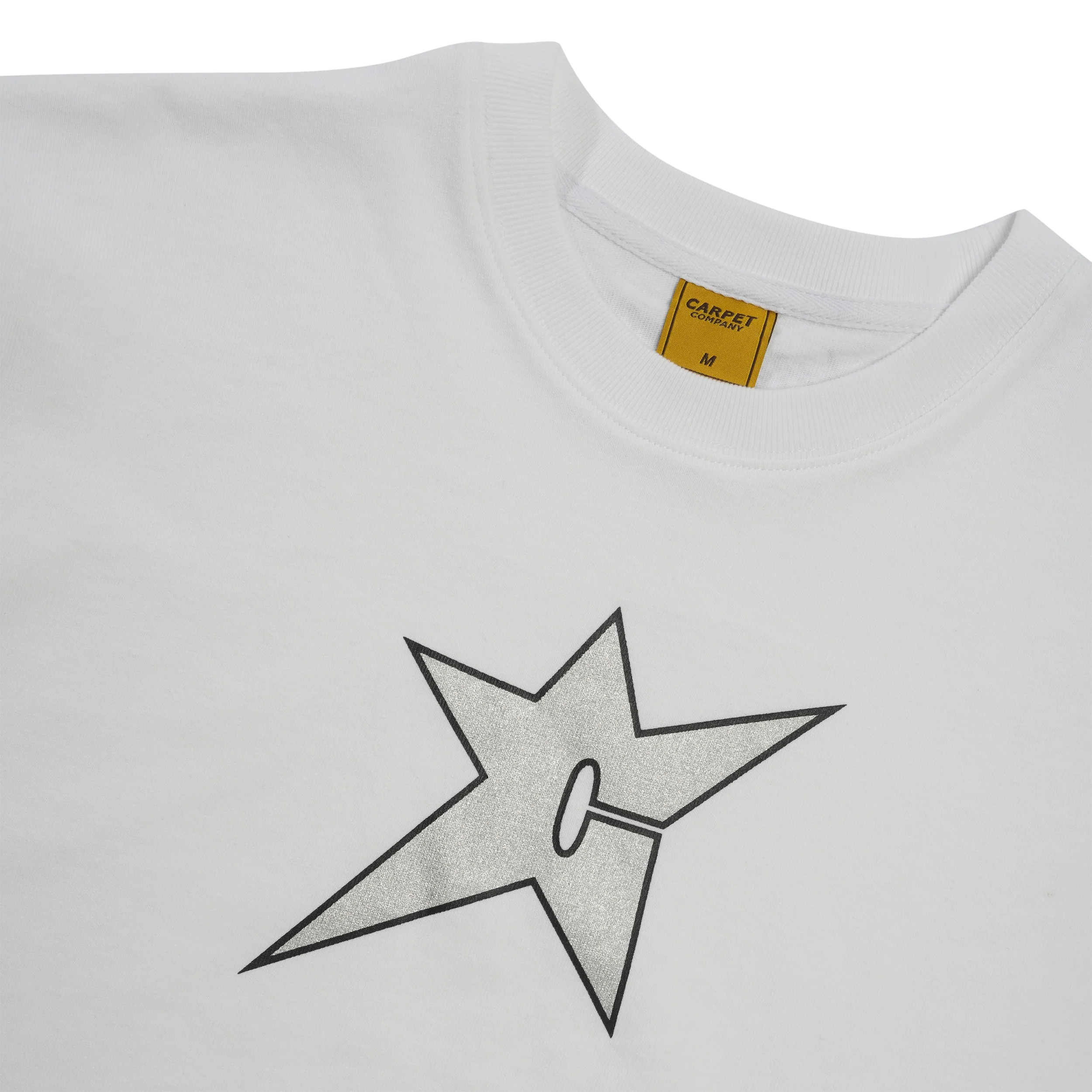 C-Star Metallic Tee, White - Image 2