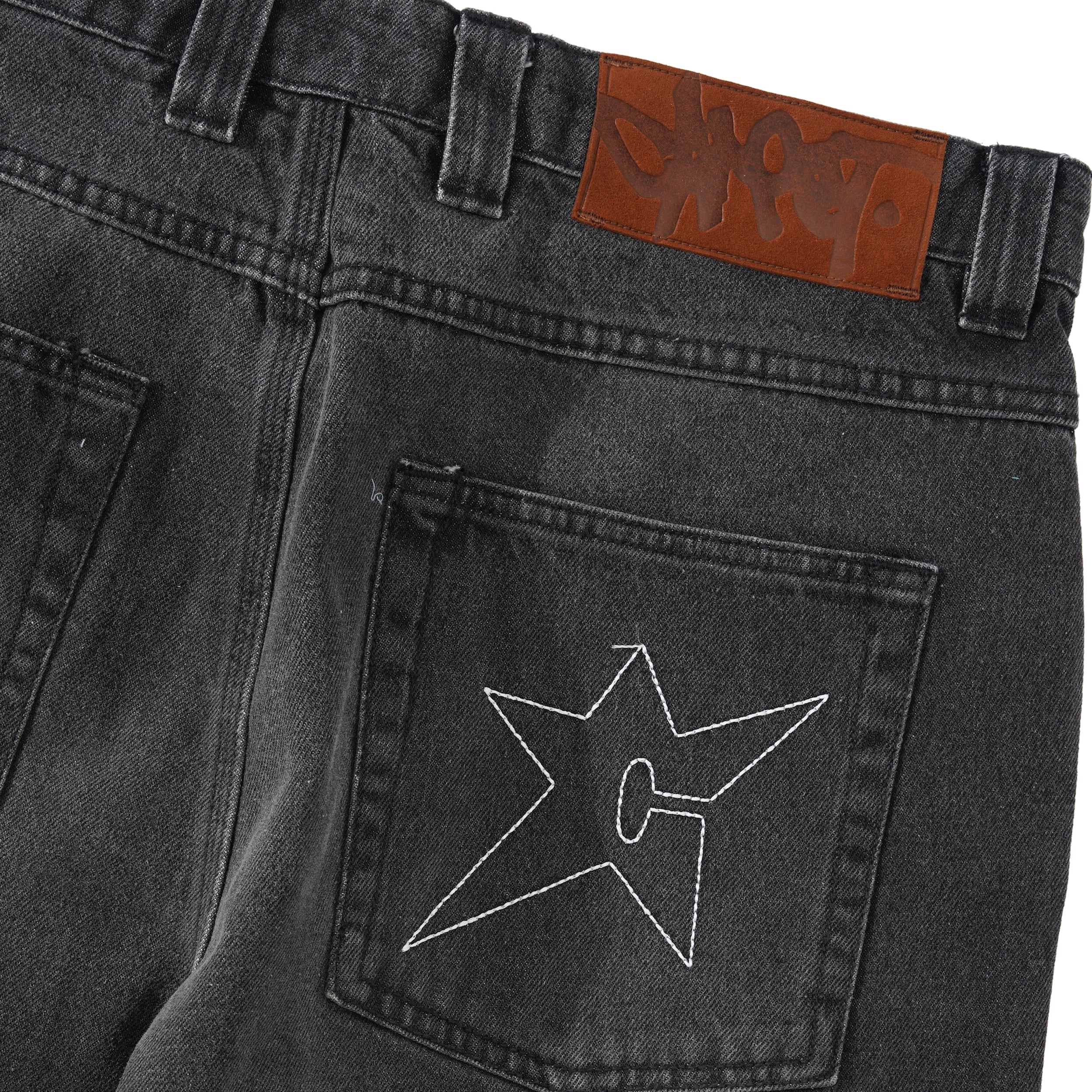 C-Star Stitch Denim Jeans, Black - Image 4