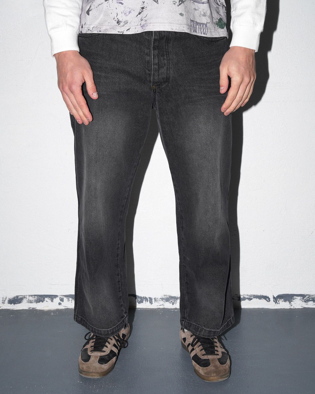 C-Star Stitch Denim Jeans, Black - Image 5