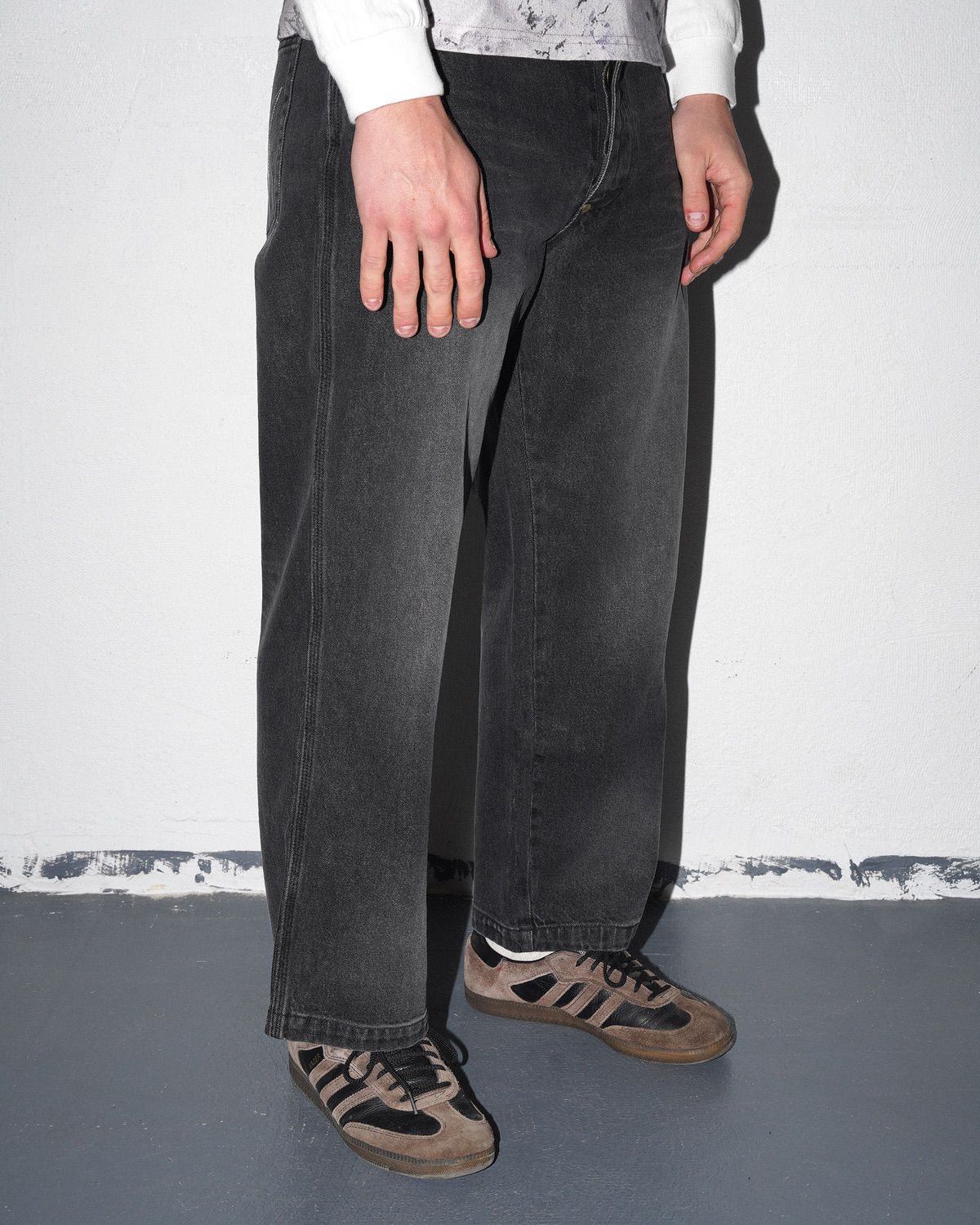 C-Star Stitch Denim Jeans, Black - Image 6