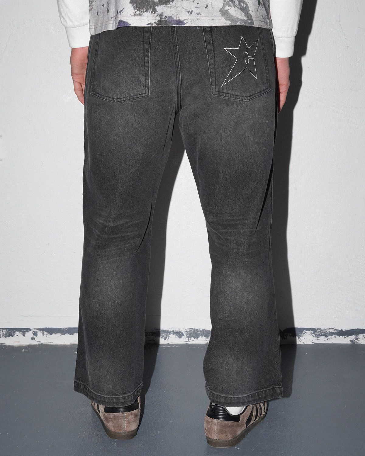C-Star Stitch Denim Jeans, Black - Image 7