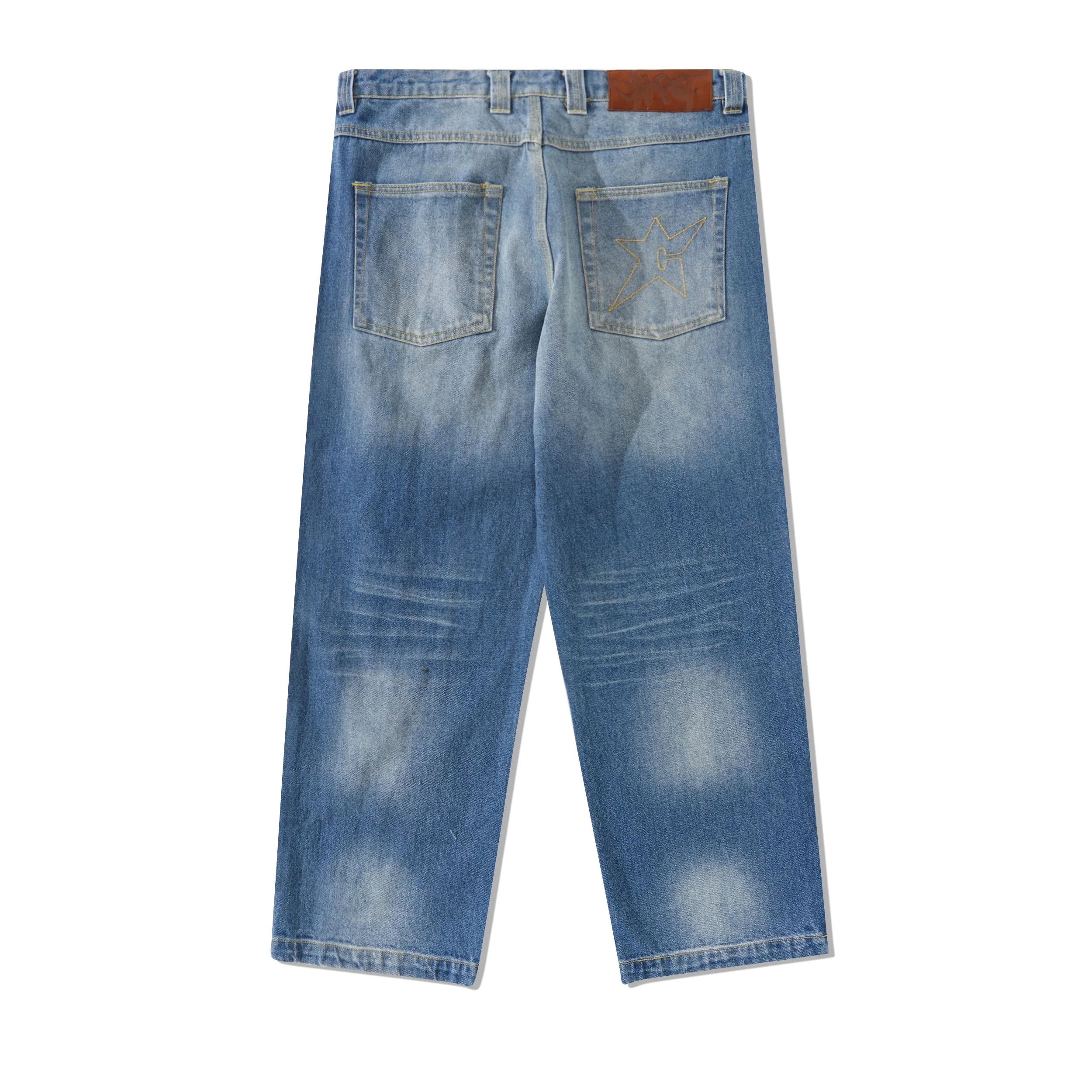 C-Star Stitch Denim Jeans, Fade Blue - Image 2
